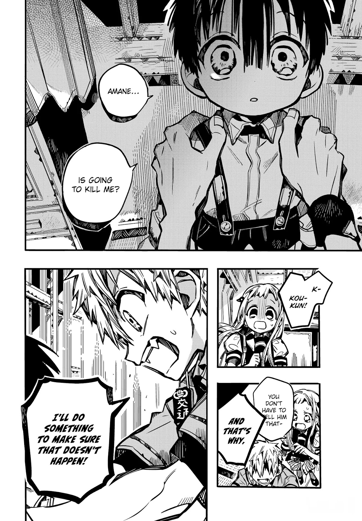 Jibaku Shounen Hanako-kun Chapter 82 page 4 - Chapter 82: The Red House (Part 7)