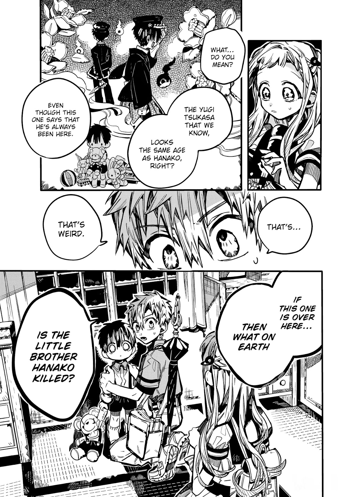 Jibaku Shounen Hanako-kun Chapter 82 page 5 - Chapter 82: The Red House (Part 7)