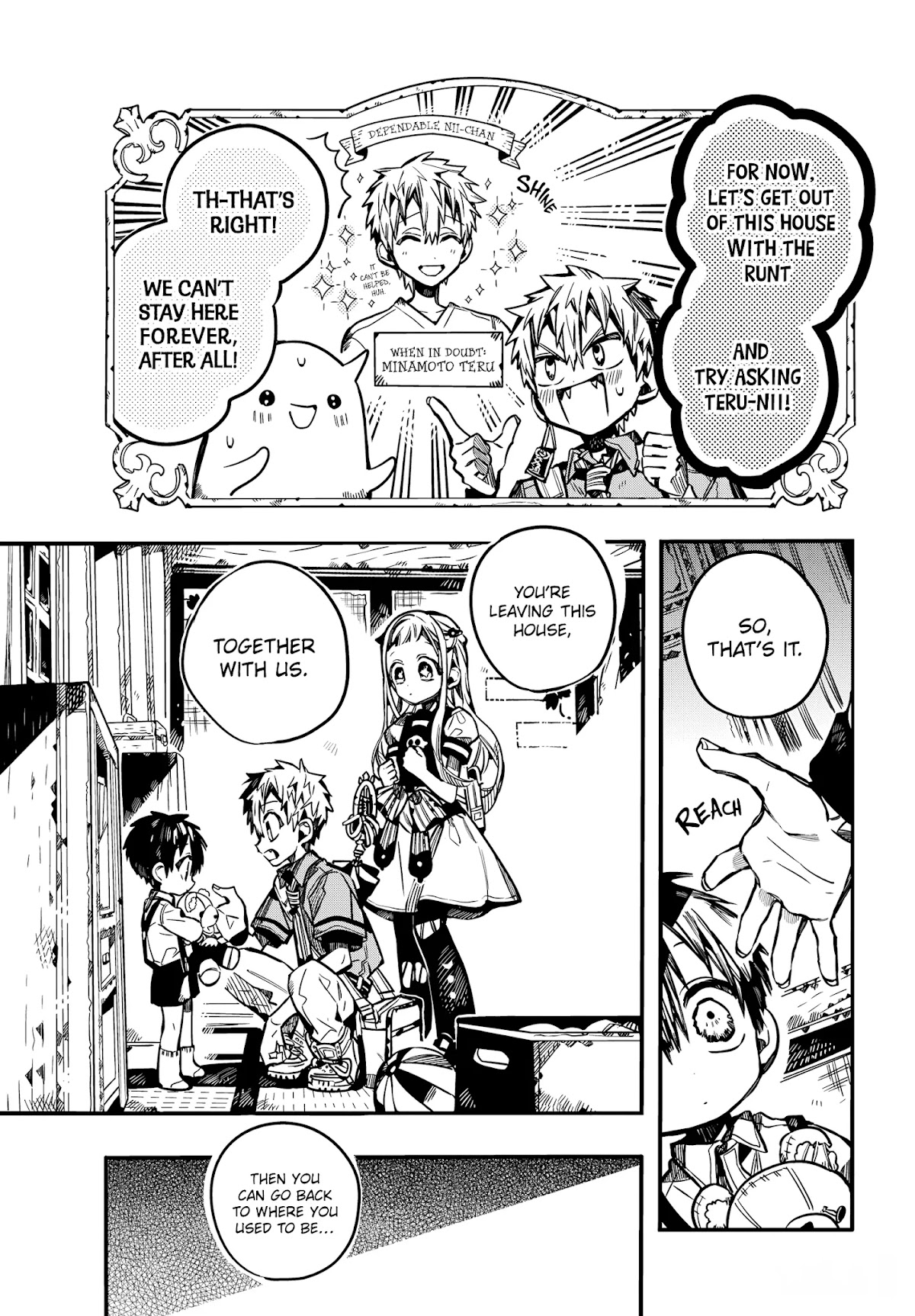 Jibaku Shounen Hanako-kun Chapter 82 page 9 - Chapter 82: The Red House (Part 7)