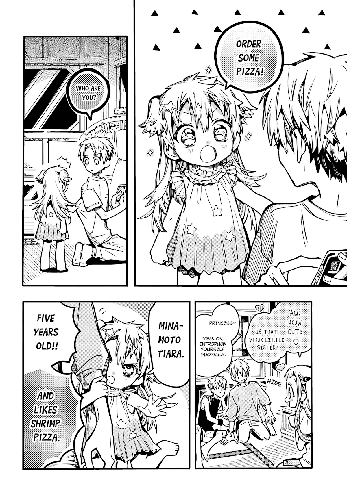 Jibaku Shounen Hanako-kun Chapter 83 page 13 - Chapter 83: Pizza Party