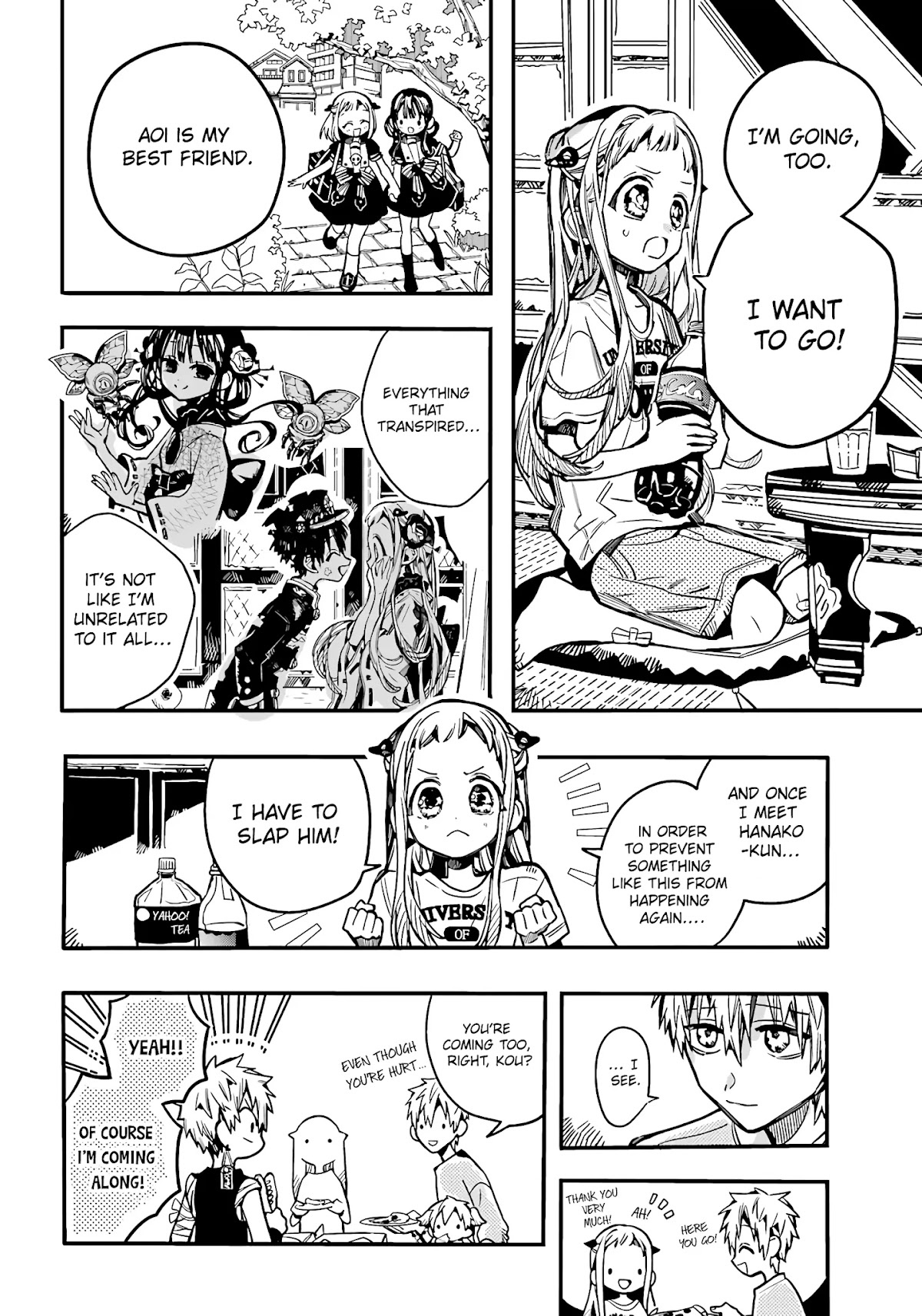 Jibaku Shounen Hanako-kun Chapter 83 page 15 - Chapter 83: Pizza Party