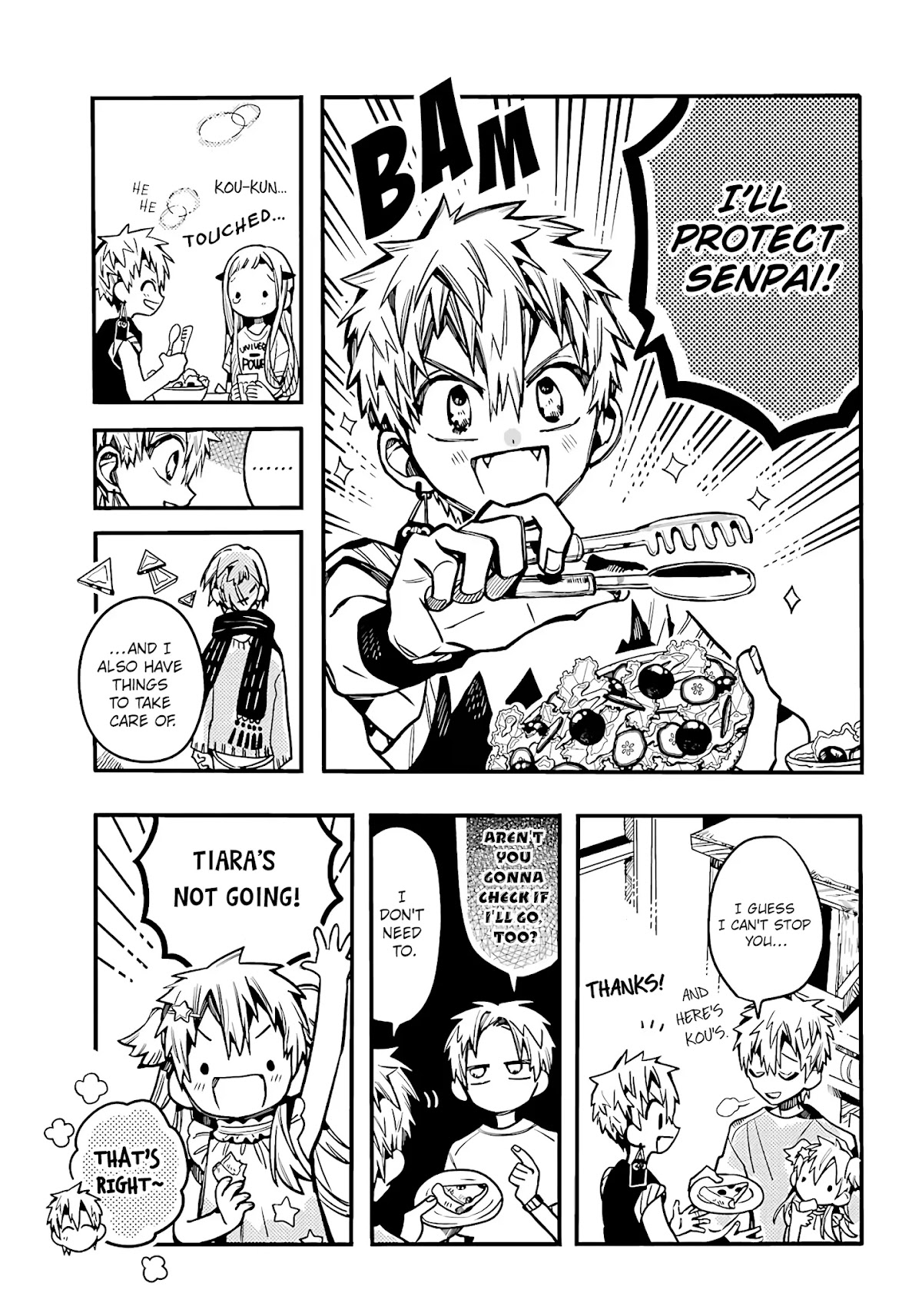 Jibaku Shounen Hanako-kun Chapter 83 page 16 - Chapter 83: Pizza Party