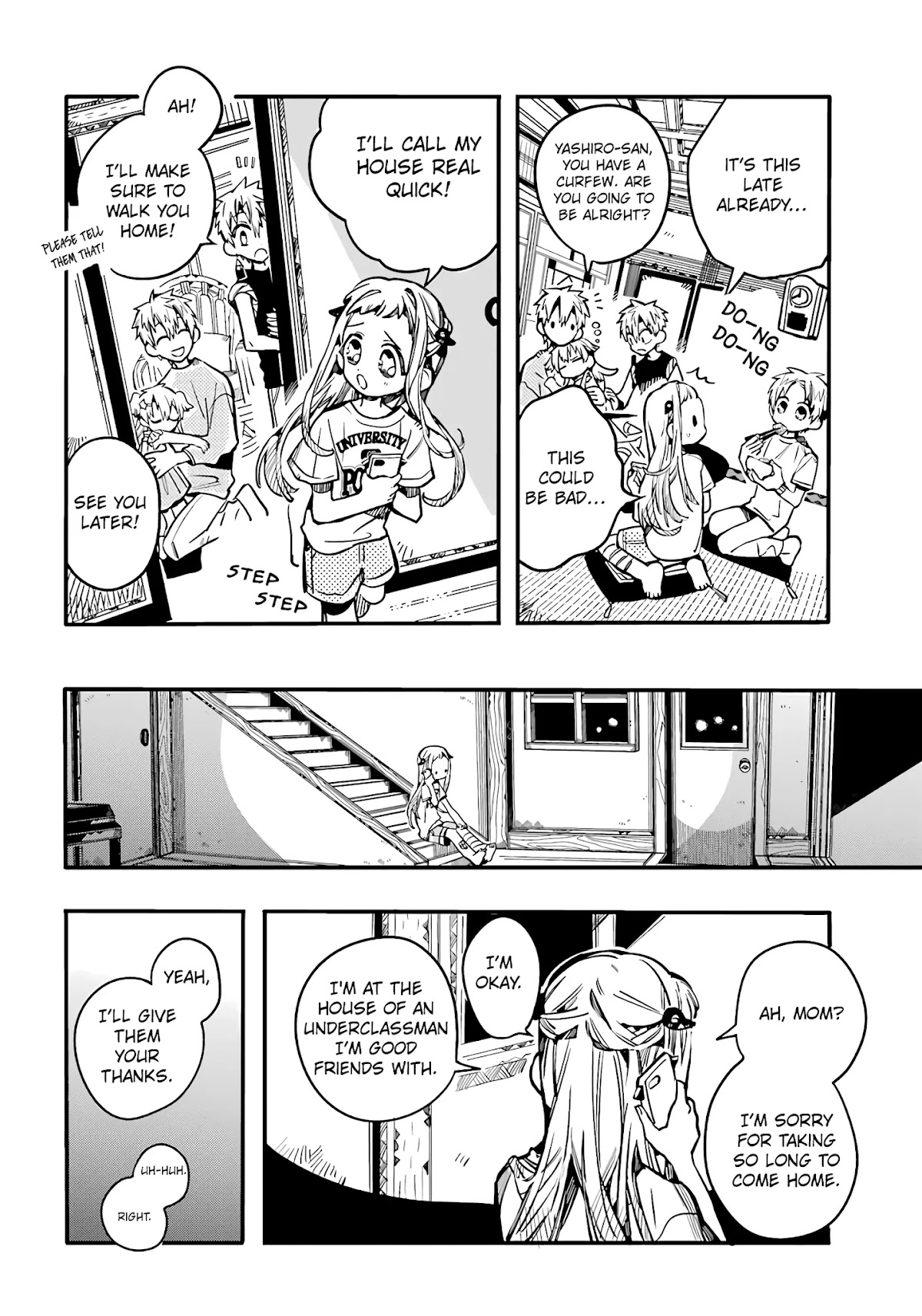 Jibaku Shounen Hanako-kun Chapter 83 page 19 - Chapter 83: Pizza Party