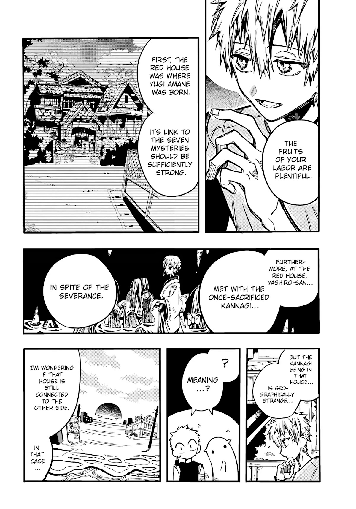 Jibaku Shounen Hanako-kun Chapter 83 page 9 - Chapter 83: Pizza Party