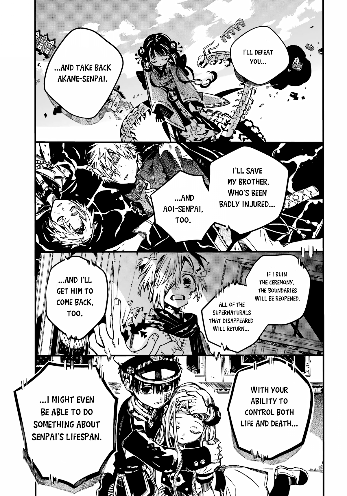 Jibaku Shounen Hanako-kun Chapter 90 page 23 - Chapter 90: Demon (Part 3)