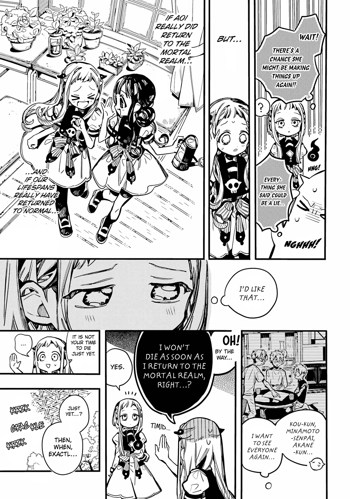 Jibaku Shounen Hanako-kun Chapter 95 page 12 - Chapter 95: Dawn (Part 3)