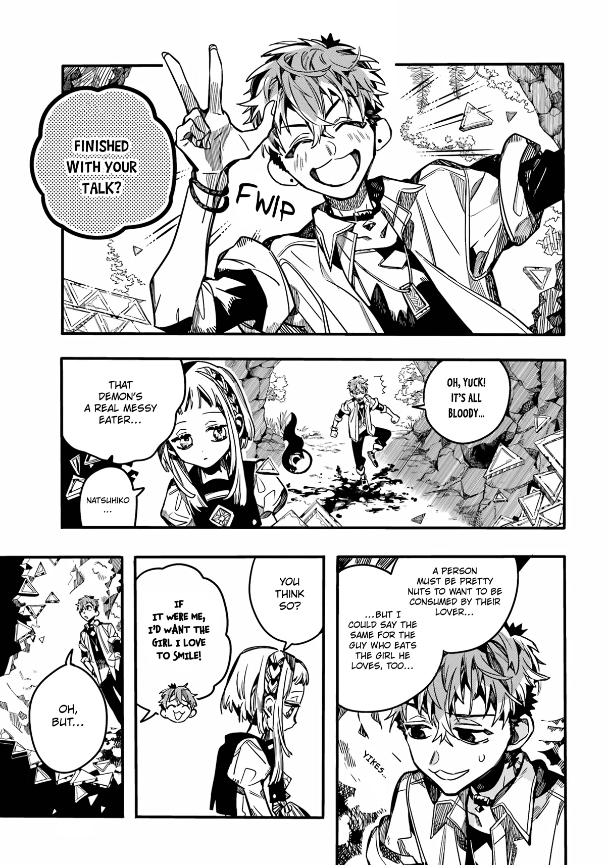 Jibaku Shounen Hanako-kun Chapter 95 page 34 - Chapter 95: Dawn (Part 3)