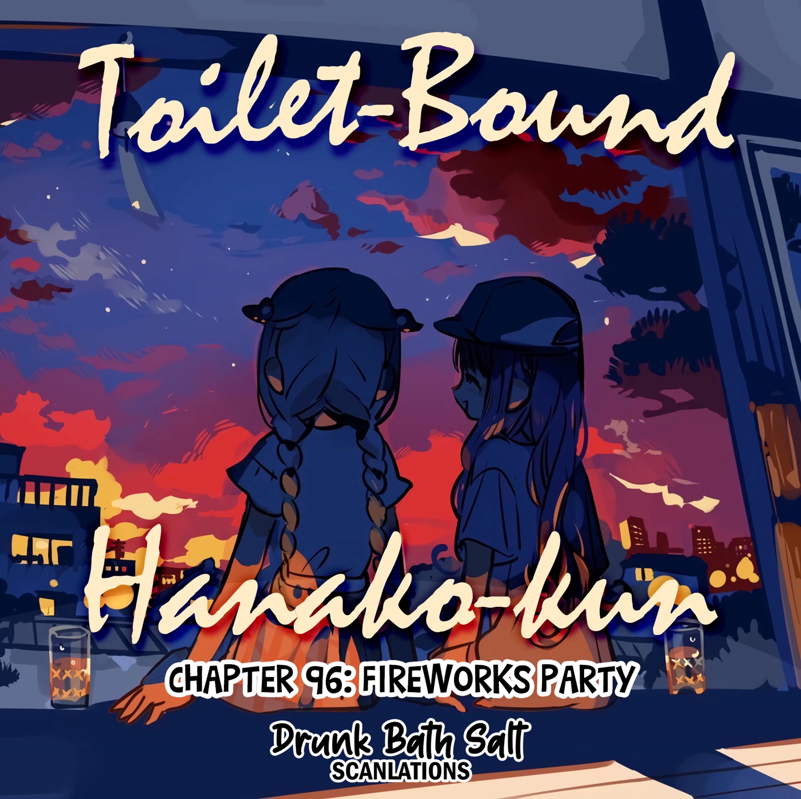 Jibaku Shounen Hanako-kun Chapter 96 page 1 - Chapter 96: Fireworks Party