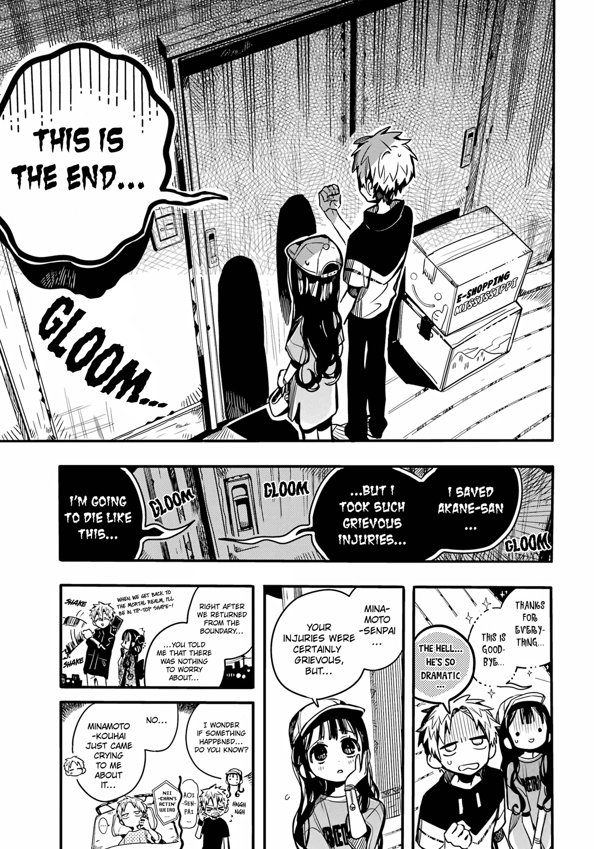 Jibaku Shounen Hanako-kun Chapter 96 page 14 - Chapter 96: Fireworks Party
