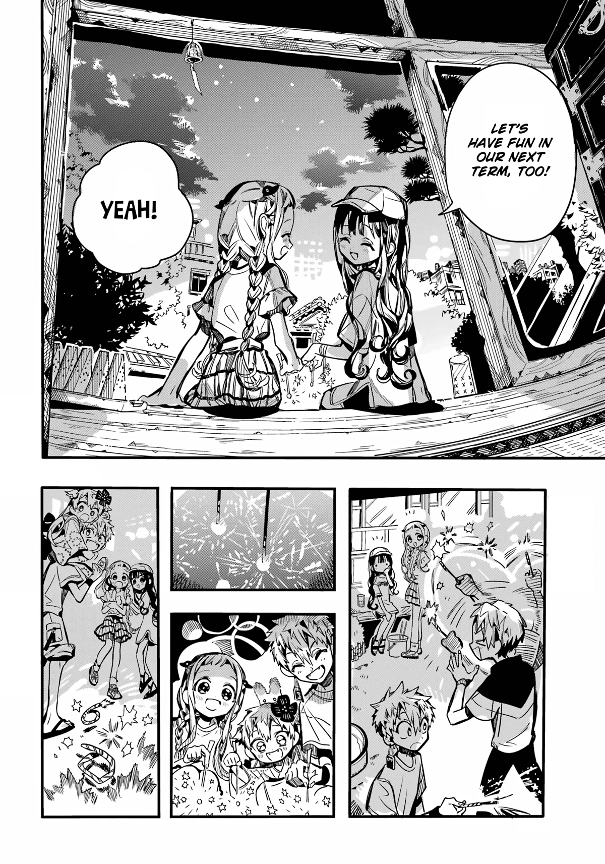 Jibaku Shounen Hanako-kun Chapter 96 page 25 - Chapter 96: Fireworks Party