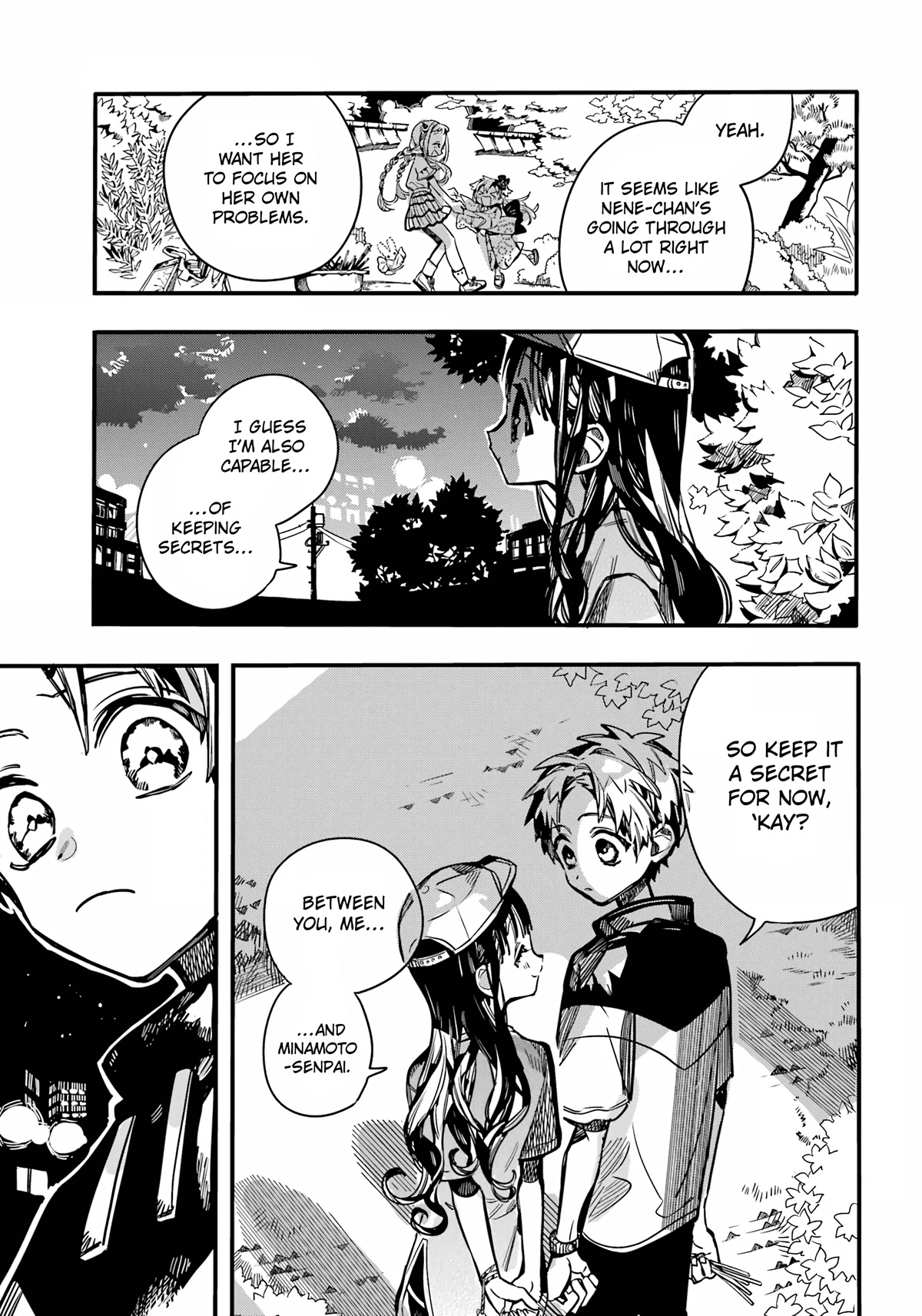 Jibaku Shounen Hanako-kun Chapter 96 page 28 - Chapter 96: Fireworks Party