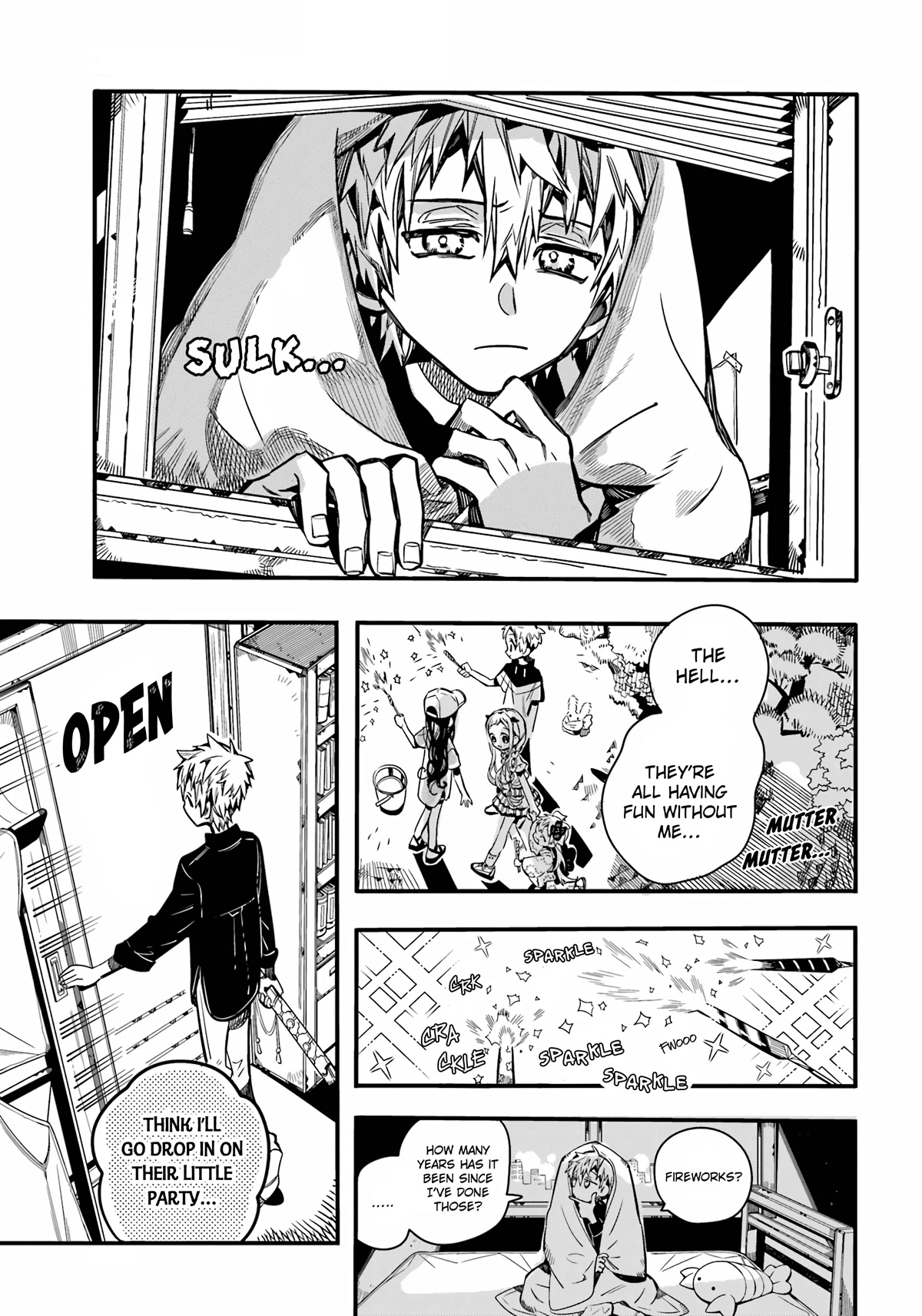 Jibaku Shounen Hanako-kun Chapter 96 page 30 - Chapter 96: Fireworks Party