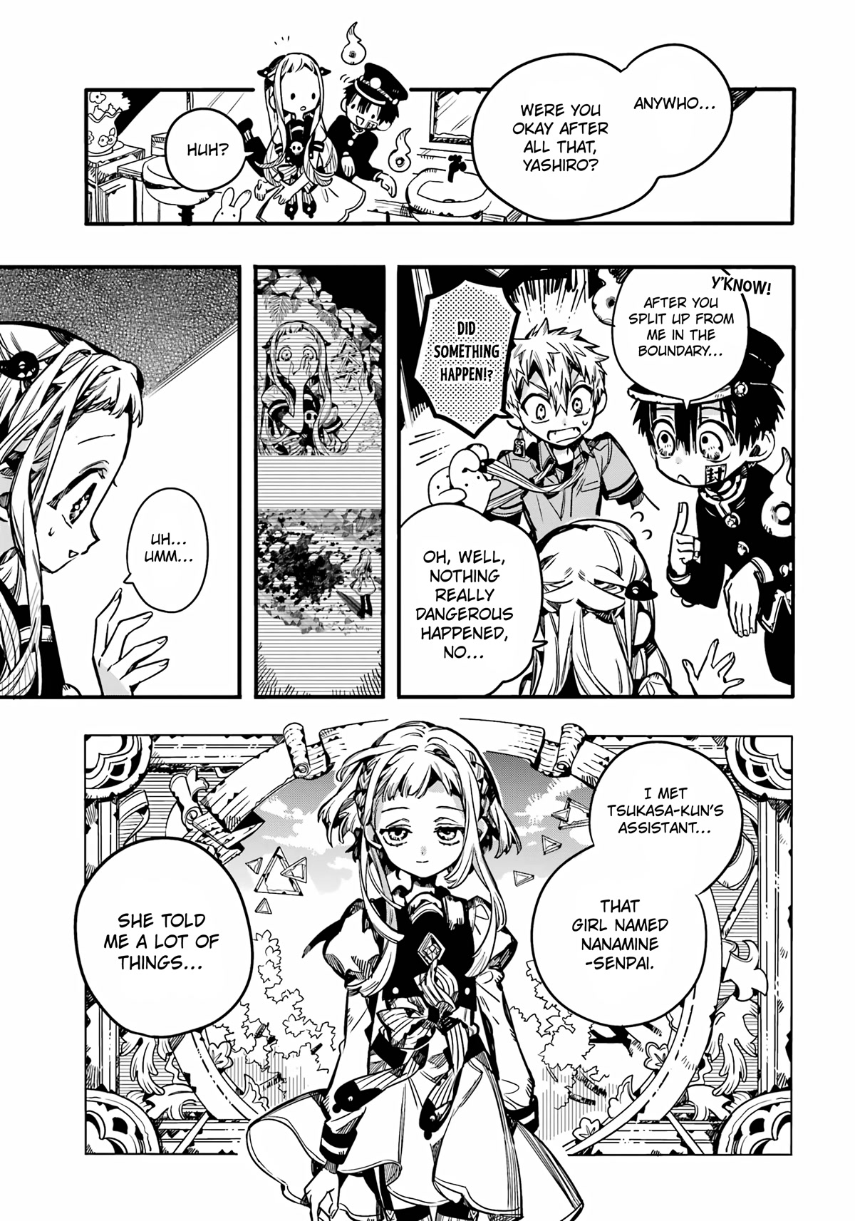 Jibaku Shounen Hanako-kun Chapter 96 page 6 - Chapter 96: Fireworks Party