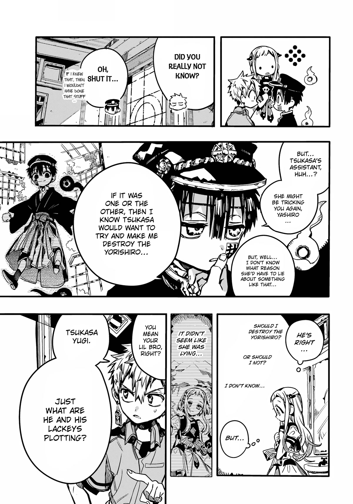 Jibaku Shounen Hanako-kun Chapter 96 page 8 - Chapter 96: Fireworks Party
