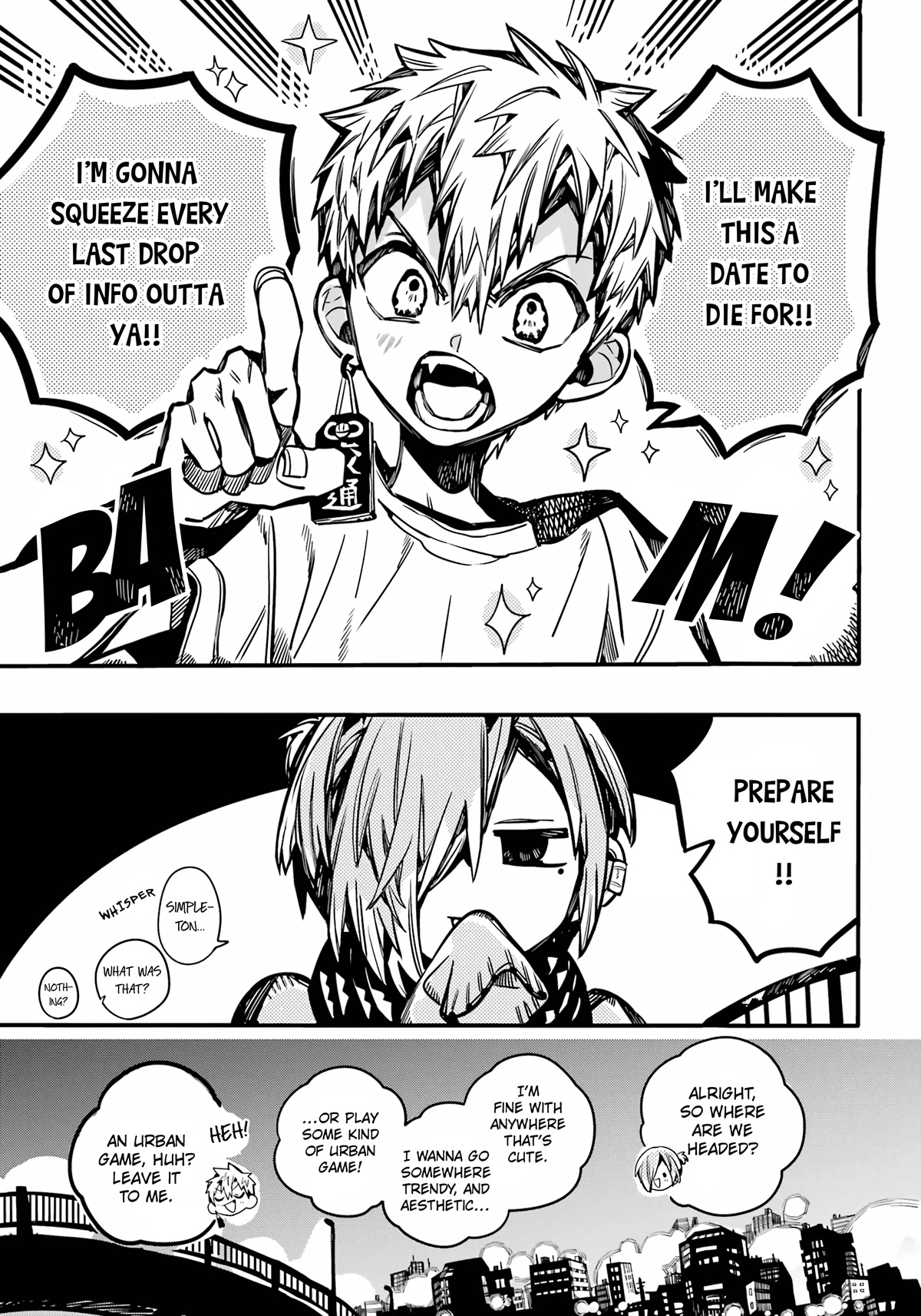 Jibaku Shounen Hanako-kun Chapter 98 page 10 - Chapter 98: Night Out (Part 1)