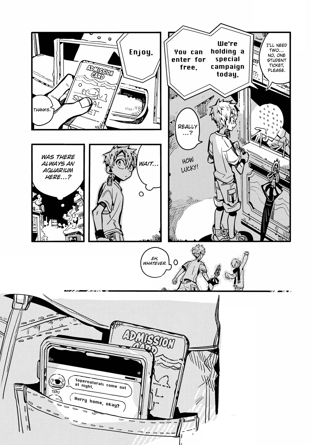 Jibaku Shounen Hanako-kun Chapter 98 page 18 - Chapter 98: Night Out (Part 1)