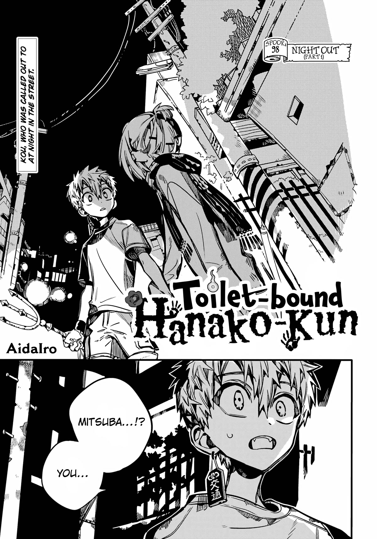 Jibaku Shounen Hanako-kun Chapter 98 page 2 - Chapter 98: Night Out (Part 1)