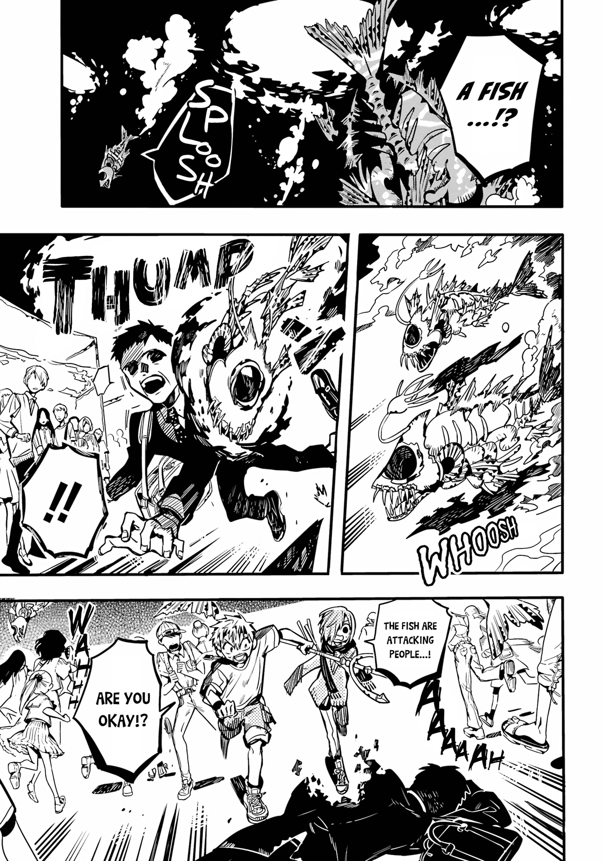 Jibaku Shounen Hanako-kun Chapter 98 page 33 - Chapter 98: Night Out (Part 1)