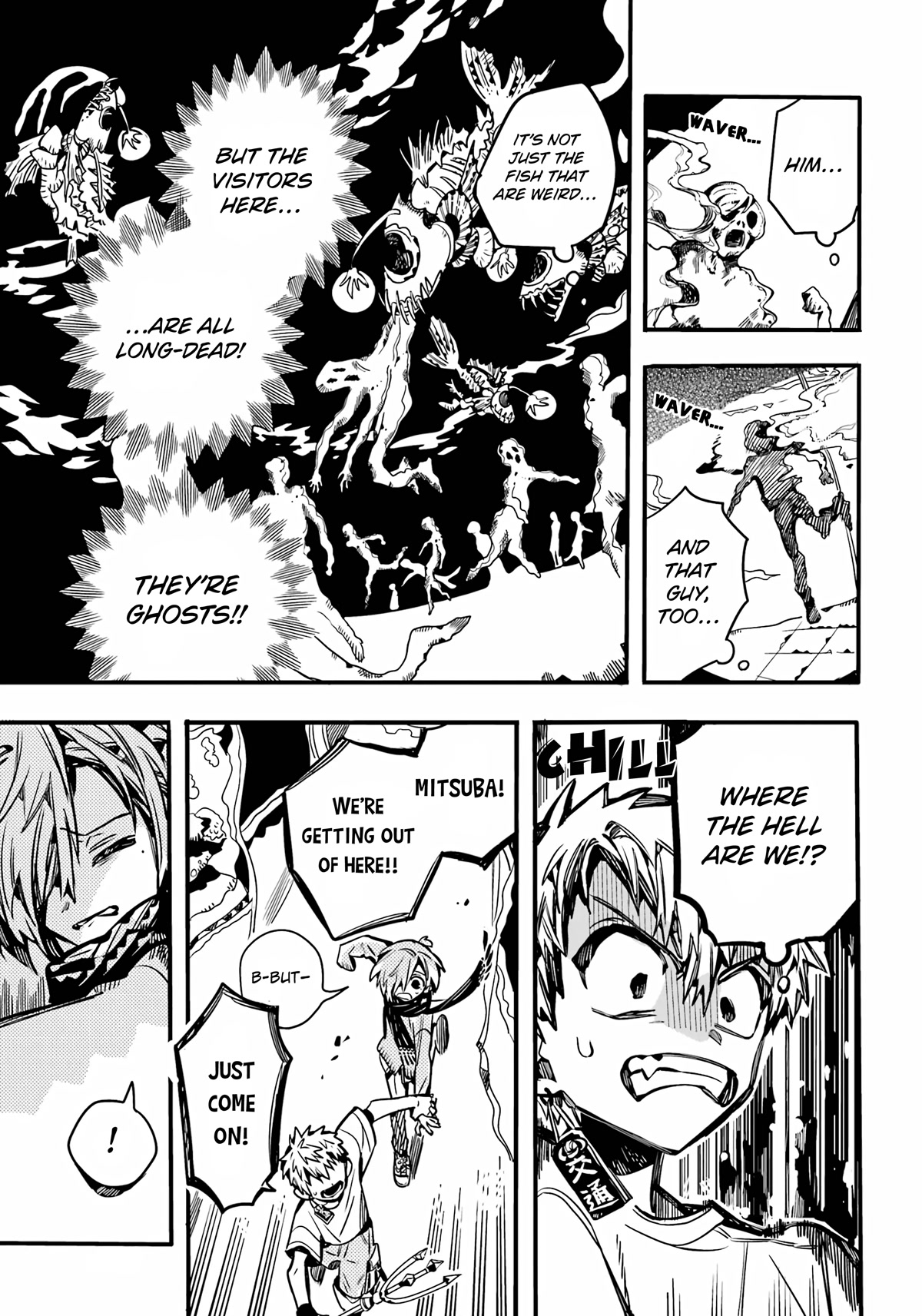 Jibaku Shounen Hanako-kun Chapter 98 page 35 - Chapter 98: Night Out (Part 1)