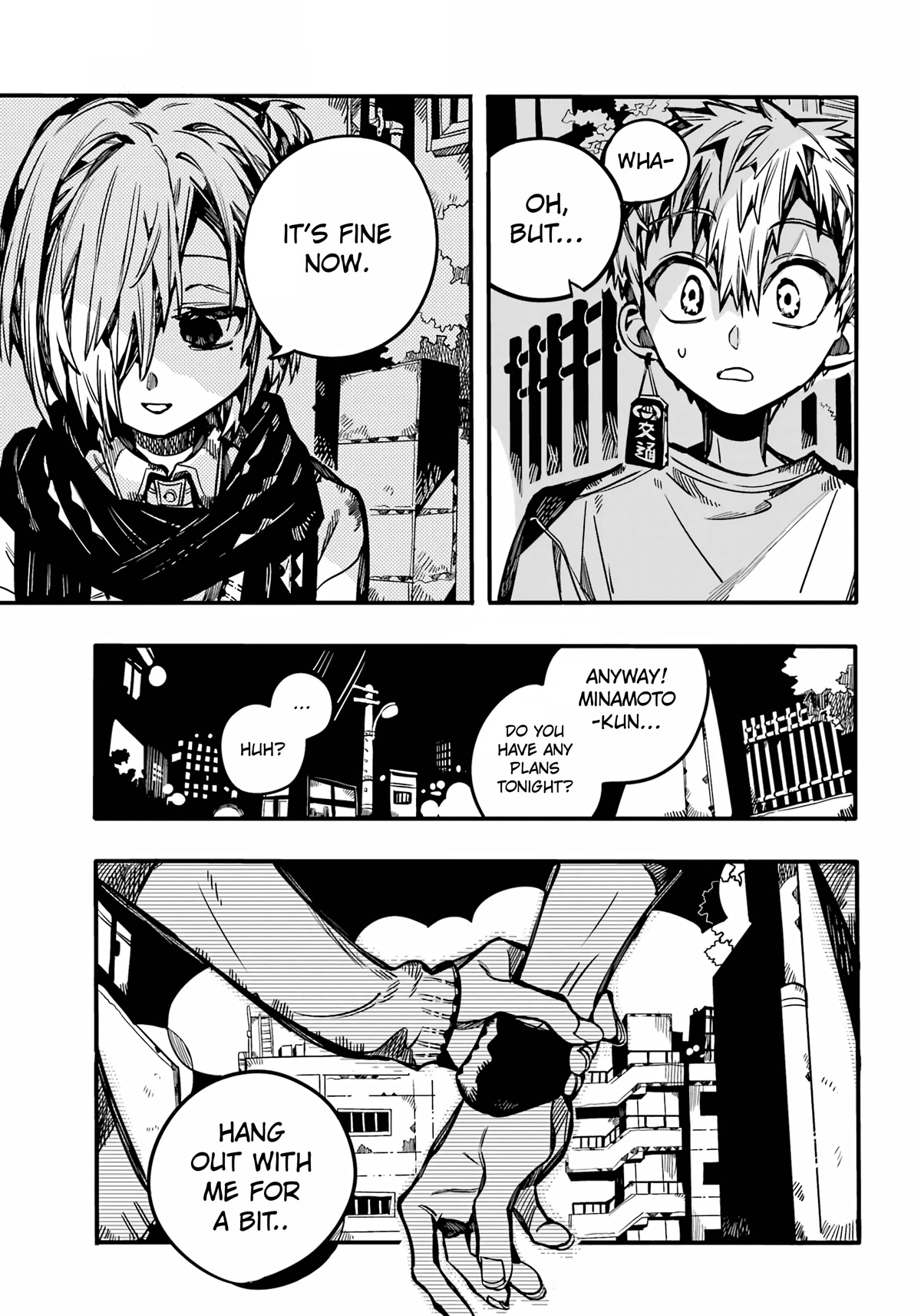 Jibaku Shounen Hanako-kun Chapter 98 page 6 - Chapter 98: Night Out (Part 1)