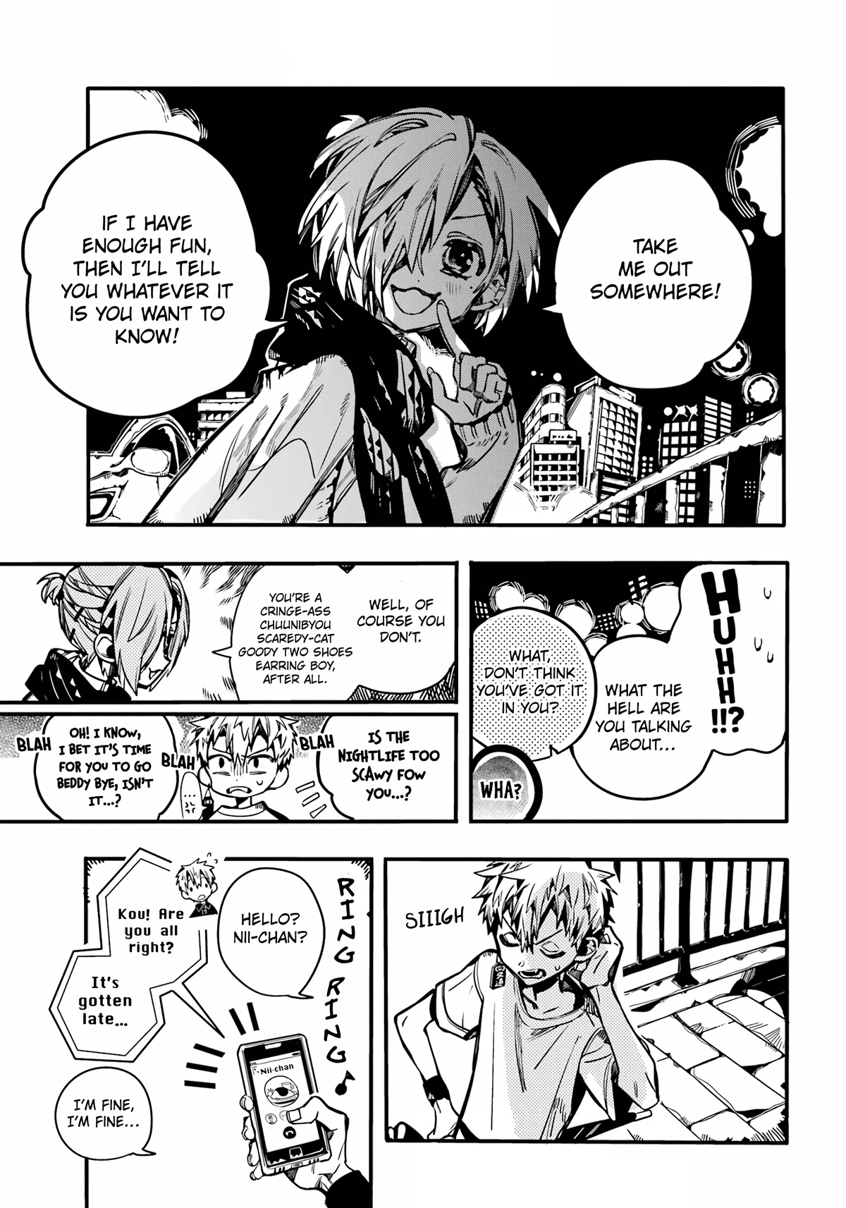 Jibaku Shounen Hanako-kun Chapter 98 page 8 - Chapter 98: Night Out (Part 1)