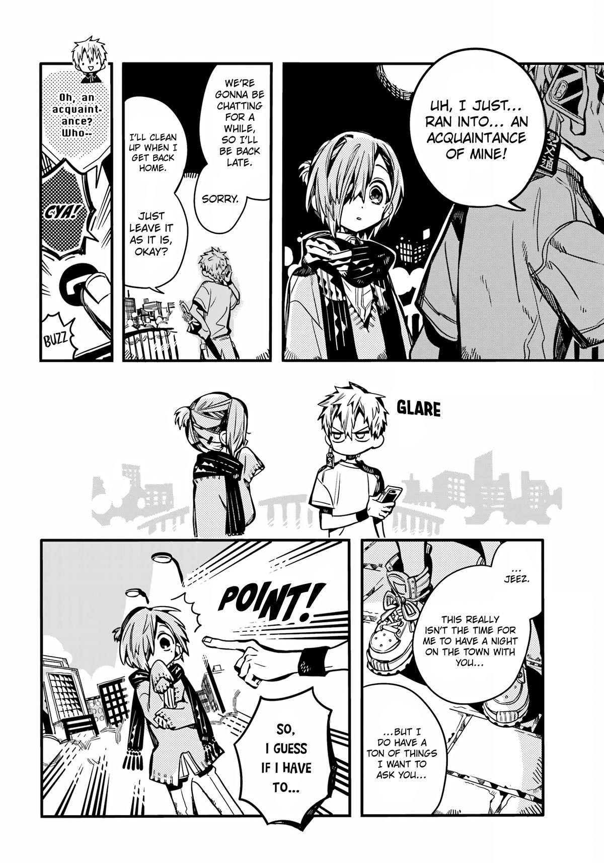 Jibaku Shounen Hanako-kun Chapter 98 page 9 - Chapter 98: Night Out (Part 1)