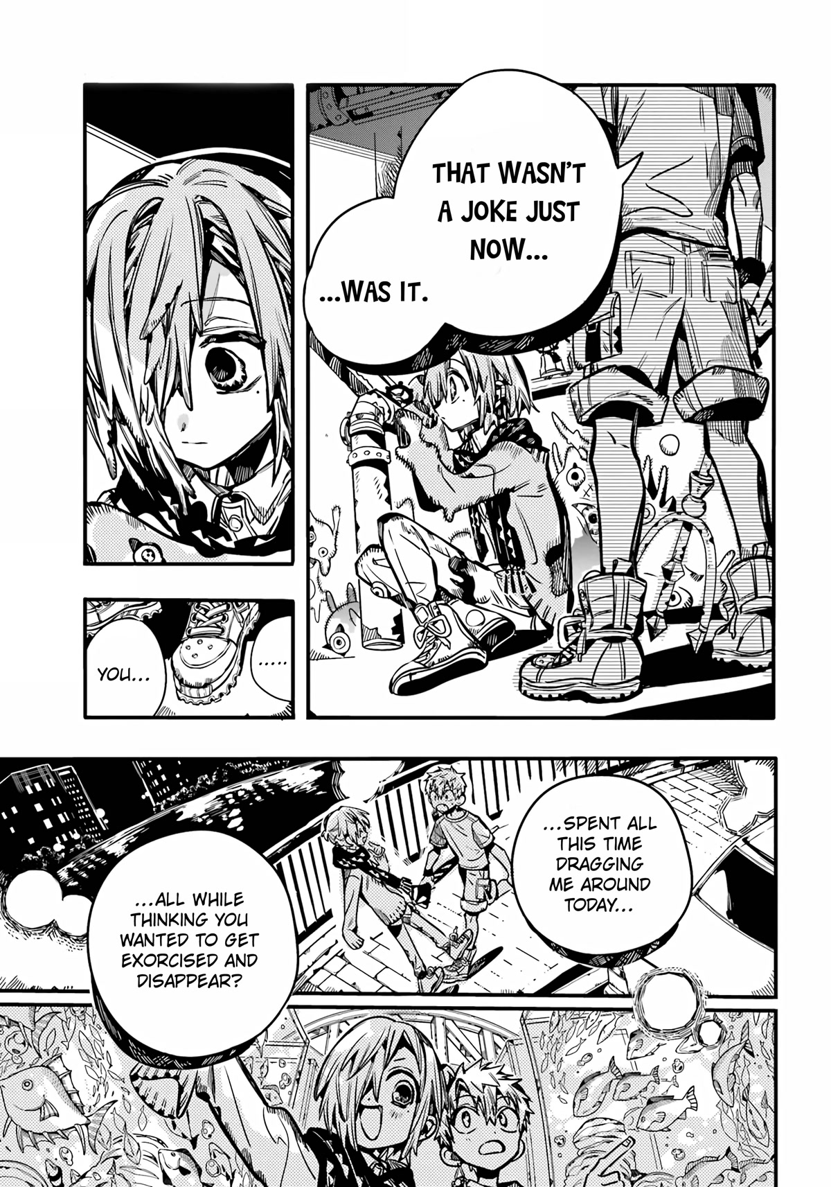 Jibaku Shounen Hanako-kun Chapter 99 page 19 - Chapter 99: Night Out (Part 2)