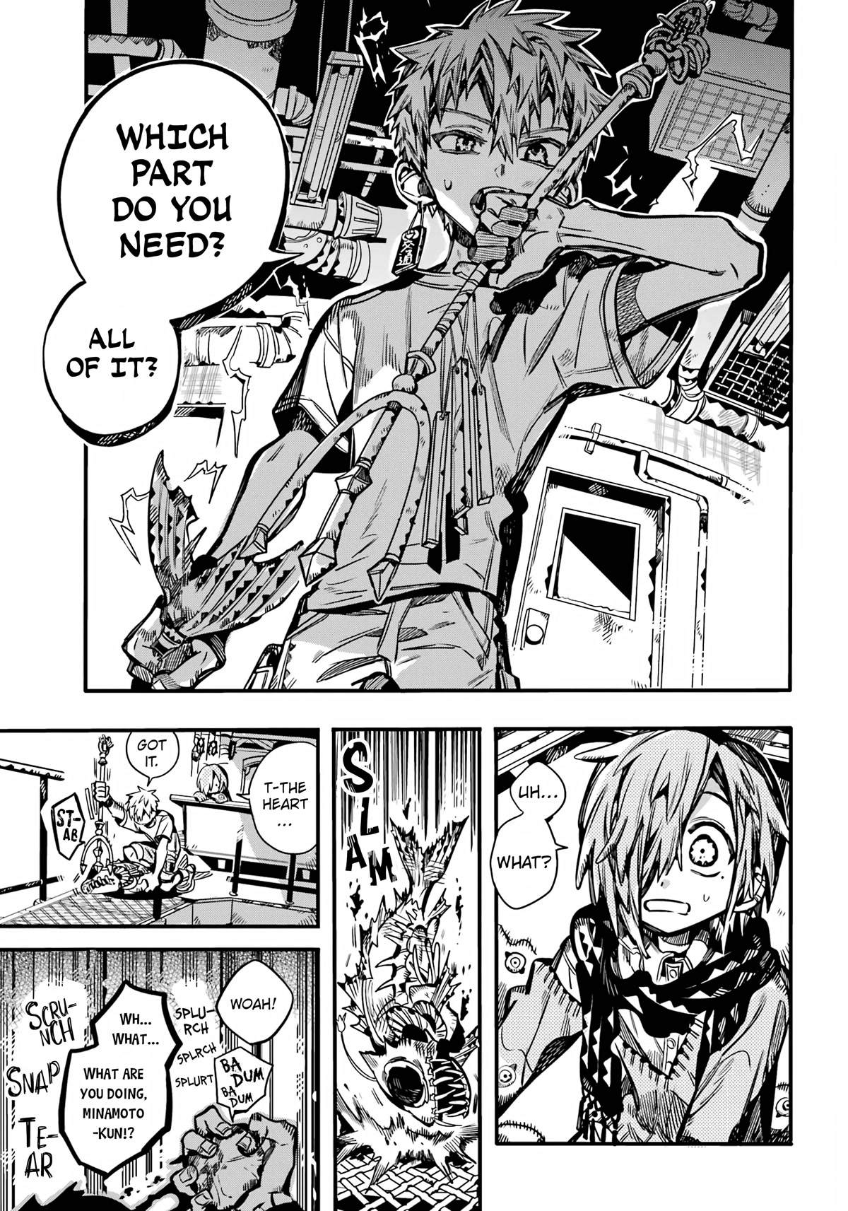 Jibaku Shounen Hanako-kun Chapter 99 page 23 - Chapter 99: Night Out (Part 2)