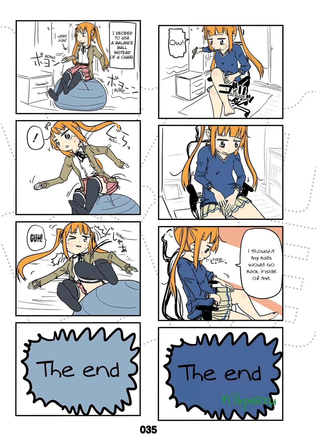 Jibun ga Twintail no Kawaii Onnanoko da to Omoikonde, Kyou no Dekigoto wo 4koma ni Suru Chapter 13 page 9 - Chapter 13: January's Twintails
