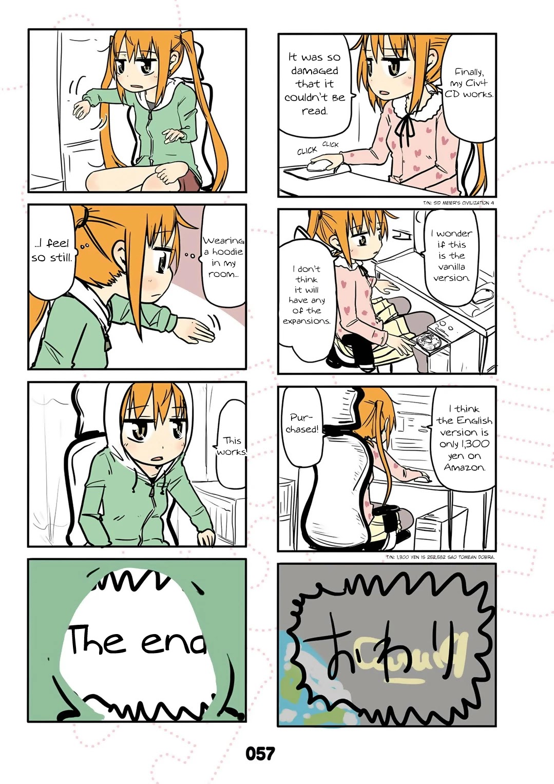 Jibun ga Twintail no Kawaii Onnanoko da to Omoikonde, Kyou no Dekigoto wo 4koma ni Suru Chapter 15 page 3 - Chapter 15: March's Twintails