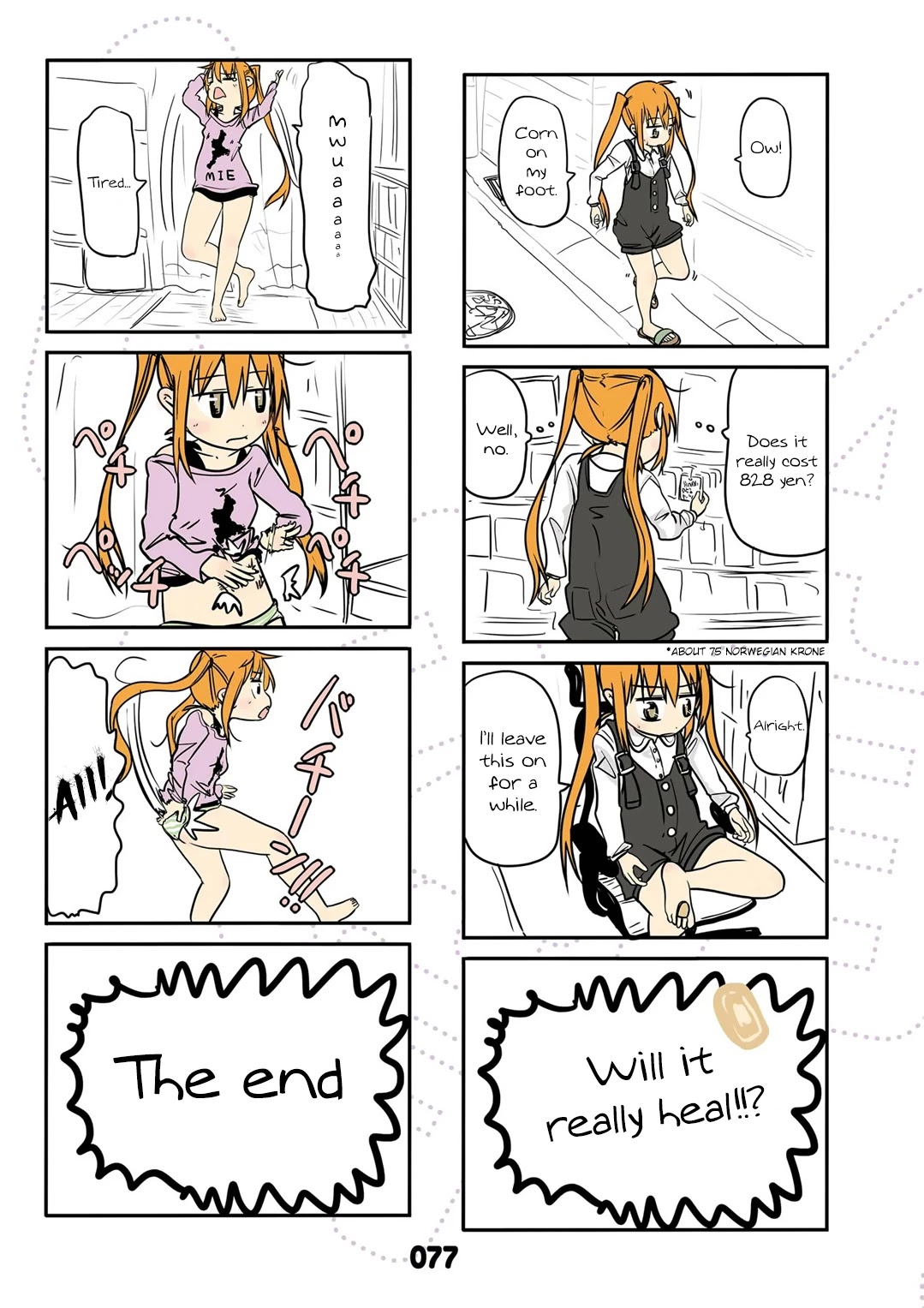 Jibun ga Twintail no Kawaii Onnanoko da to Omoikonde, Kyou no Dekigoto wo 4koma ni Suru Chapter 16 page 7 - Chapter 16: April's Twintails