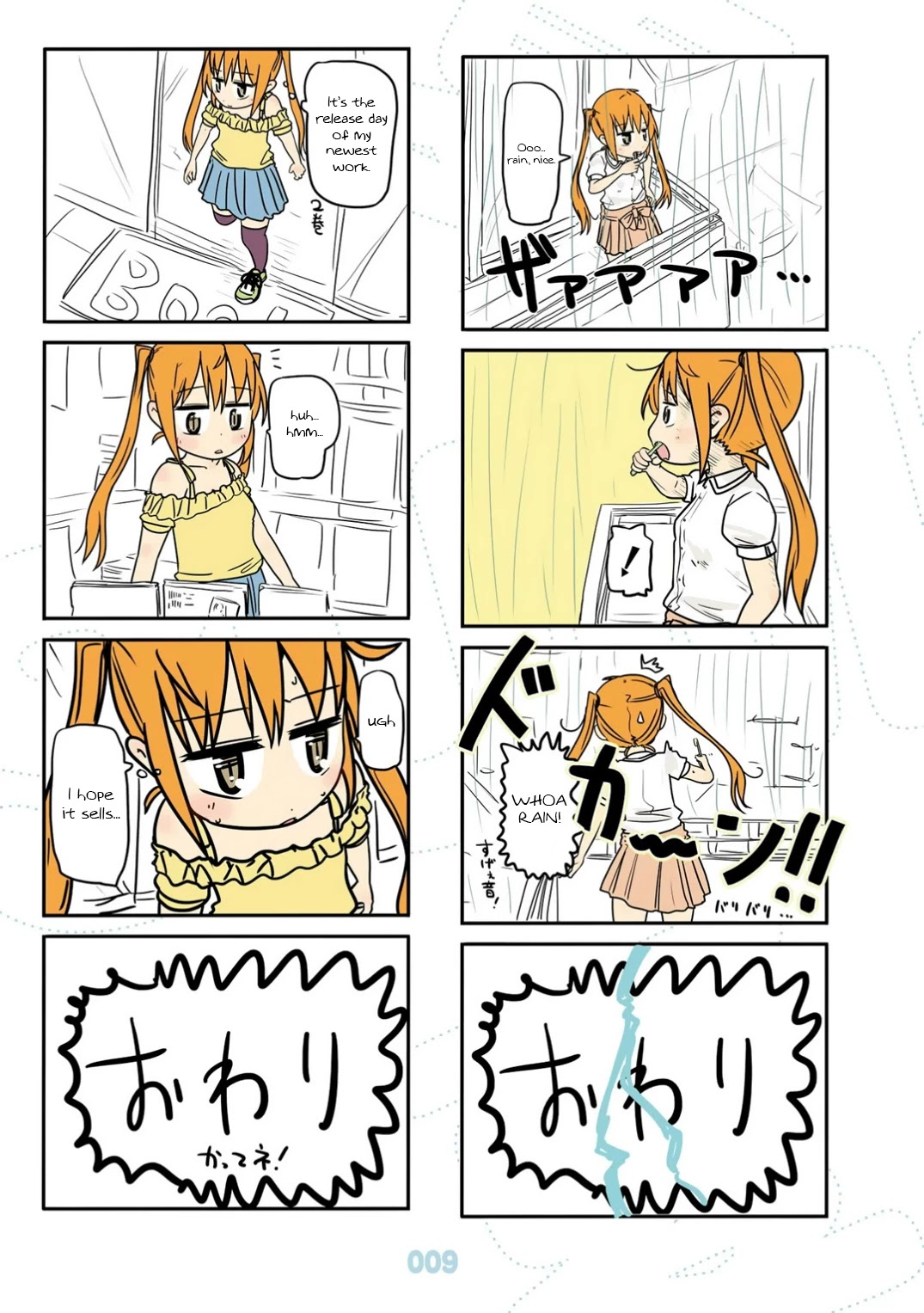 Jibun ga Twintail no Kawaii Onnanoko da to Omoikonde, Kyou no Dekigoto wo 4koma ni Suru Chapter 19 page 10 - Chapter 19: Summer Twintails
