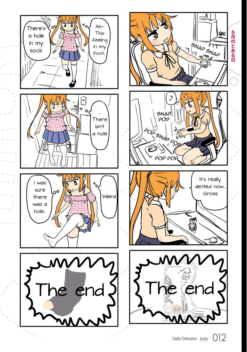 Jibun ga Twintail no Kawaii Onnanoko da to Omoikonde, Kyou no Dekigoto wo 4koma ni Suru Chapter 2 page 1 - Chapter 2 : A Certain Day in June + Character Introduction