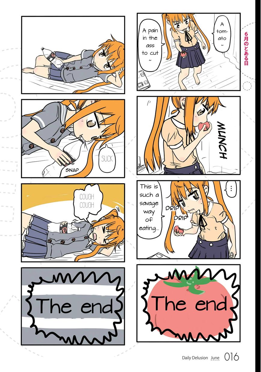 Jibun ga Twintail no Kawaii Onnanoko da to Omoikonde, Kyou no Dekigoto wo 4koma ni Suru Chapter 2 page 5 - Chapter 2 : A Certain Day in June + Character Introduction