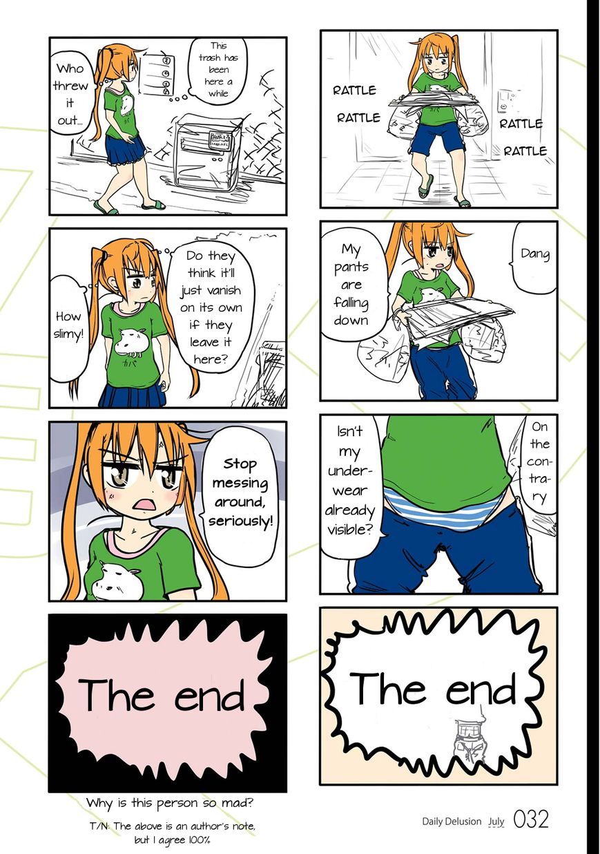 Jibun ga Twintail no Kawaii Onnanoko da to Omoikonde, Kyou no Dekigoto wo 4koma ni Suru Chapter 3 page 12 - Chapter 3 : July's Twintails