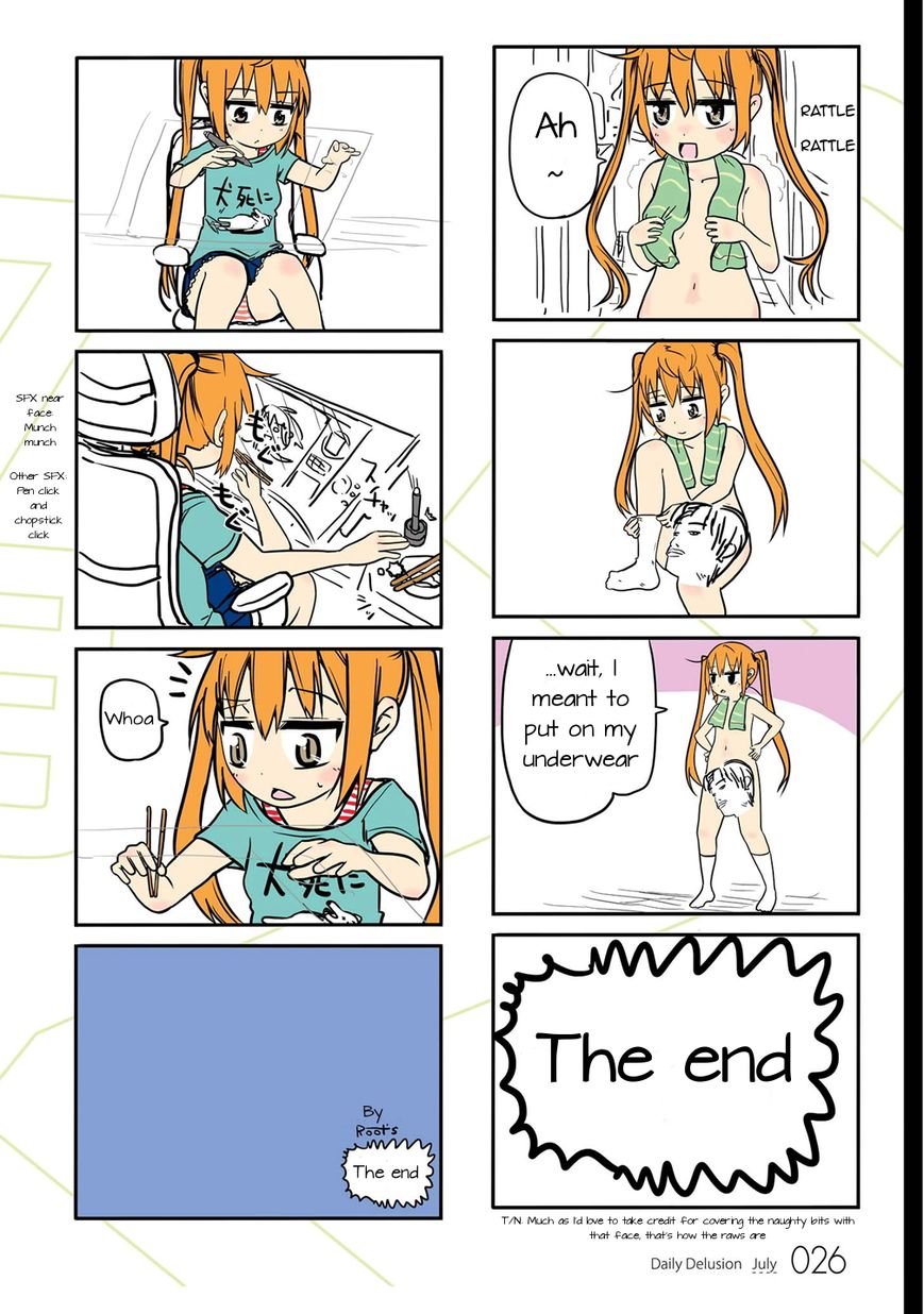 Jibun ga Twintail no Kawaii Onnanoko da to Omoikonde, Kyou no Dekigoto wo 4koma ni Suru Chapter 3 page 6 - Chapter 3 : July's Twintails