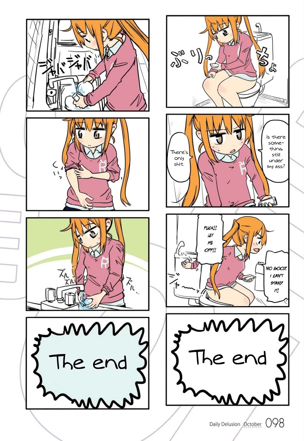 Jibun ga Twintail no Kawaii Onnanoko da to Omoikonde, Kyou no Dekigoto wo 4koma ni Suru Chapter 9 page 6 - Chapter 9: October's Twintails