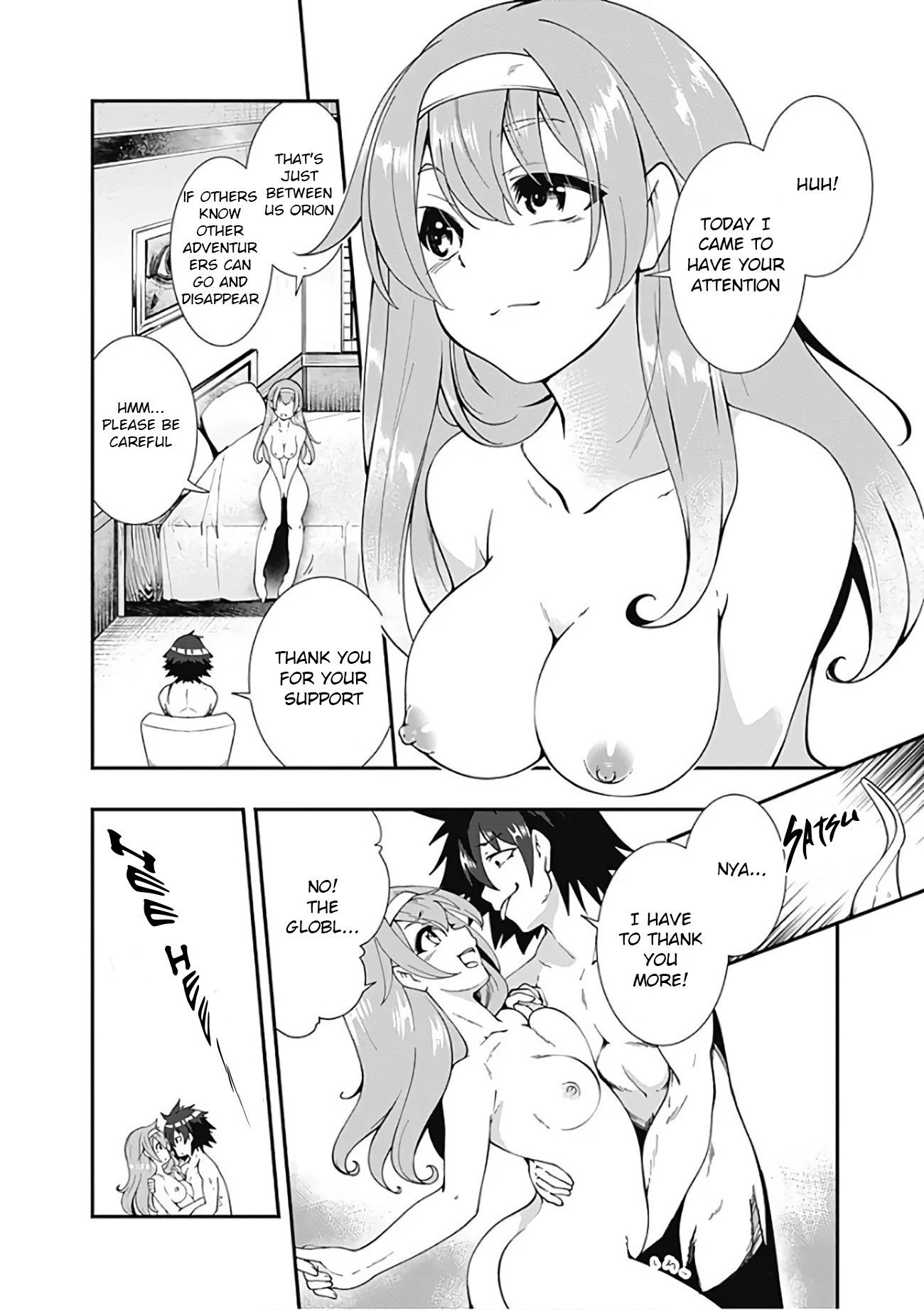 Jichou shinai Motoyuusha no Tsuyokute Tanoshii New Game Chapter 20 page 5 - Chapter 20: (Lewd Edit)