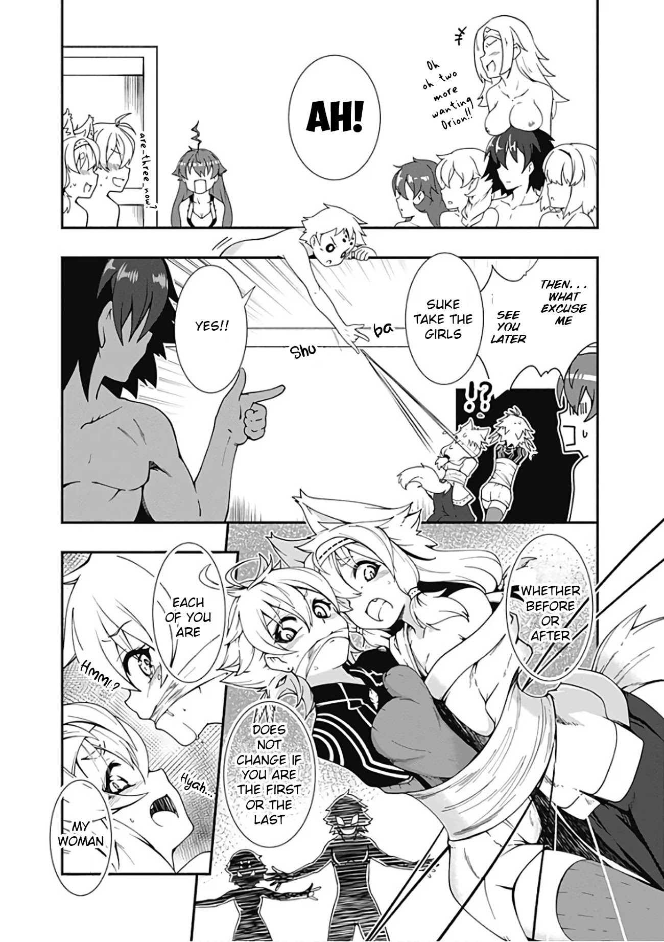 Jichou shinai Motoyuusha no Tsuyokute Tanoshii New Game Chapter 22 page 8 - Chapter 22: (Lewd Edit)