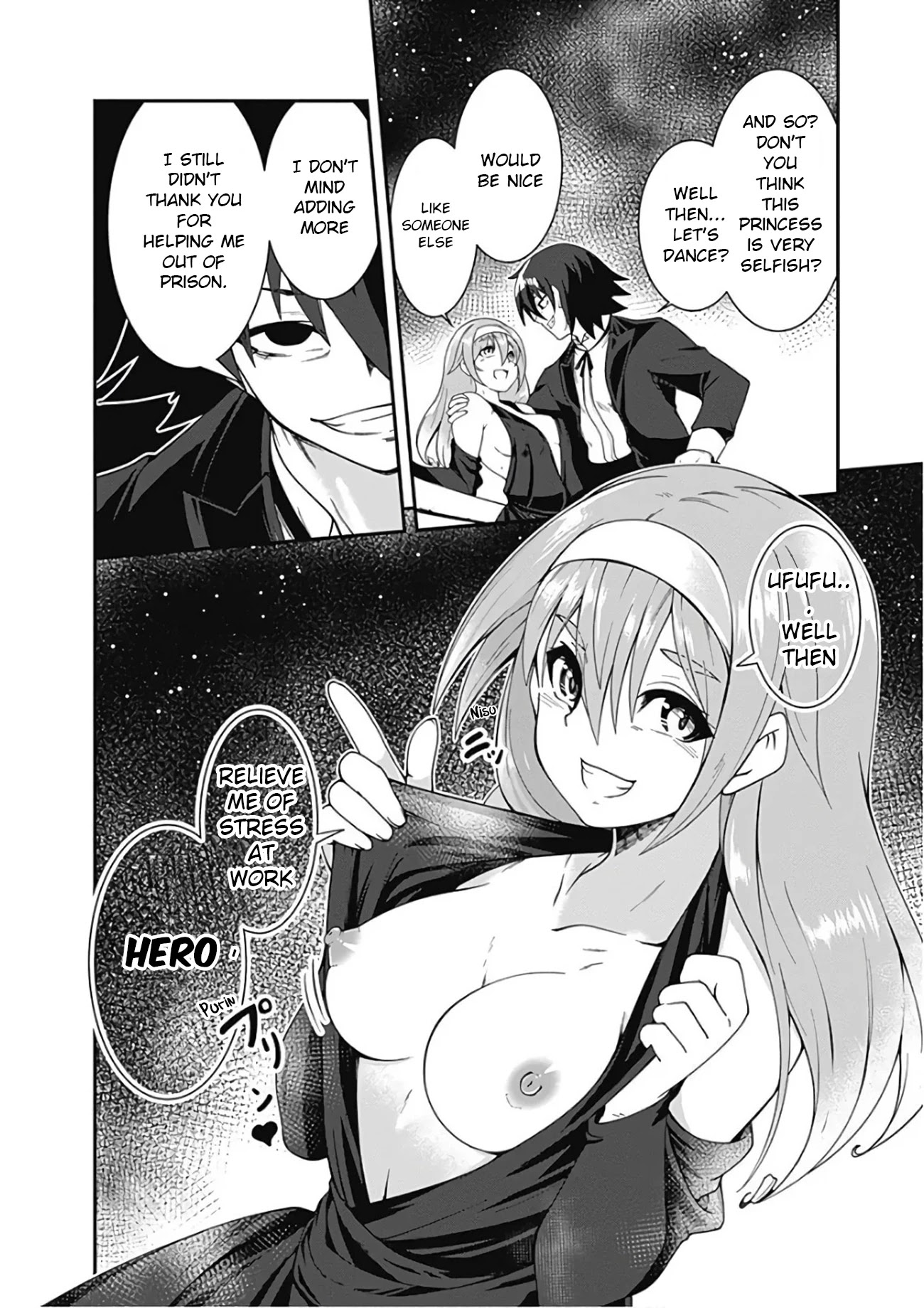 Jichou shinai Motoyuusha no Tsuyokute Tanoshii New Game Chapter 25 page 11 - Chapter 25: (Lewd Edit)