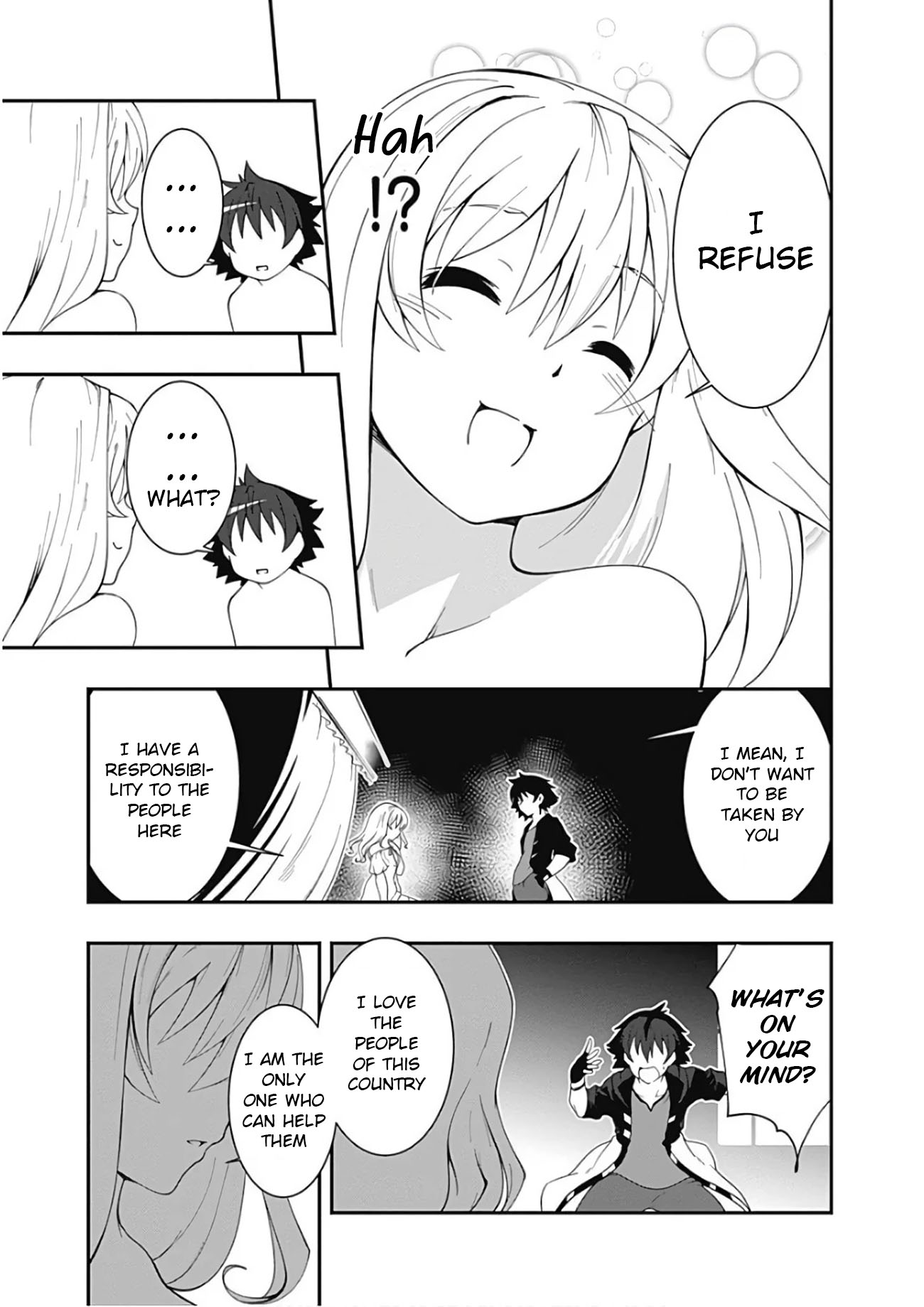 Jichou shinai Motoyuusha no Tsuyokute Tanoshii New Game Chapter 31 page 5 - Chapter 31: (Lewd Edit)