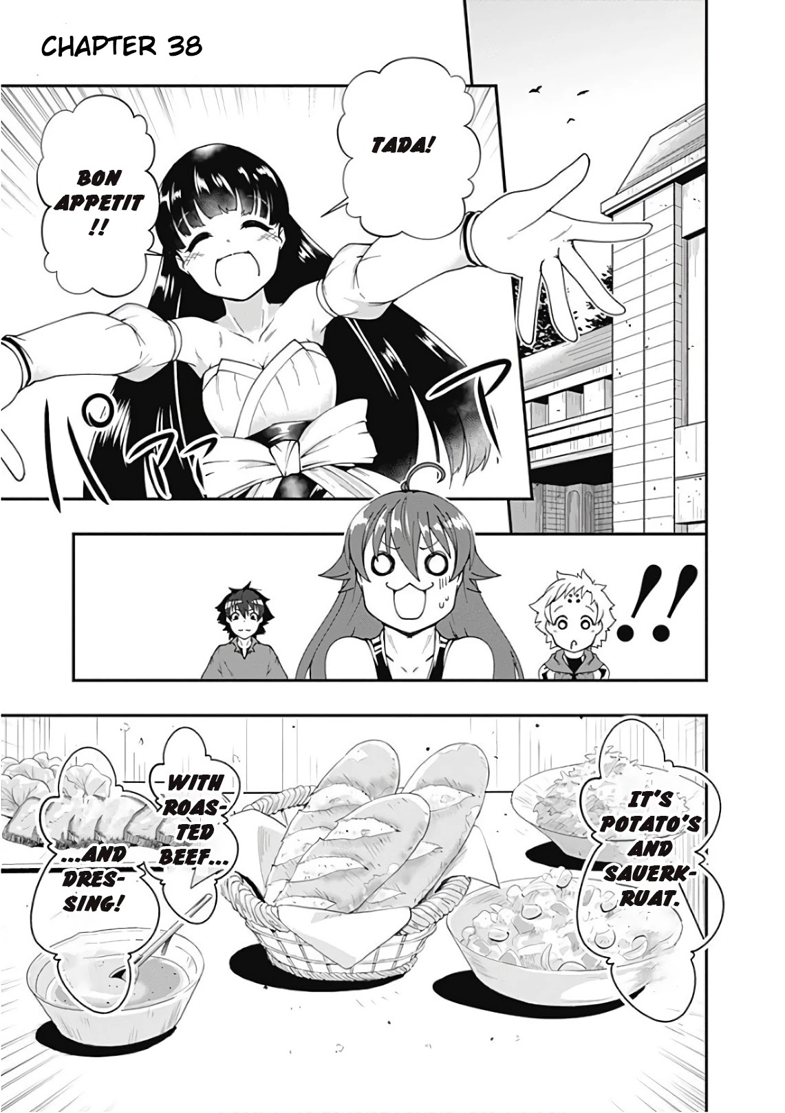 Jichou shinai Motoyuusha no Tsuyokute Tanoshii New Game Chapter 38 page 1 - Chapter 38