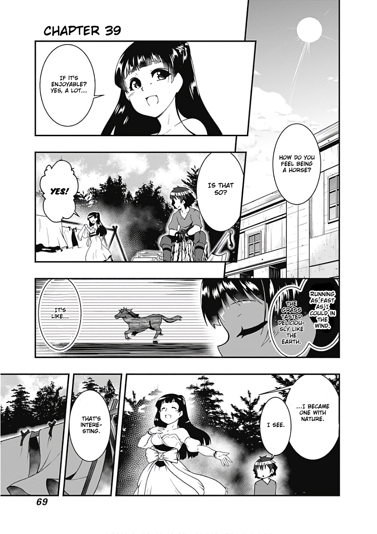 Jichou shinai Motoyuusha no Tsuyokute Tanoshii New Game Chapter 39 page 1 - Chapter 39