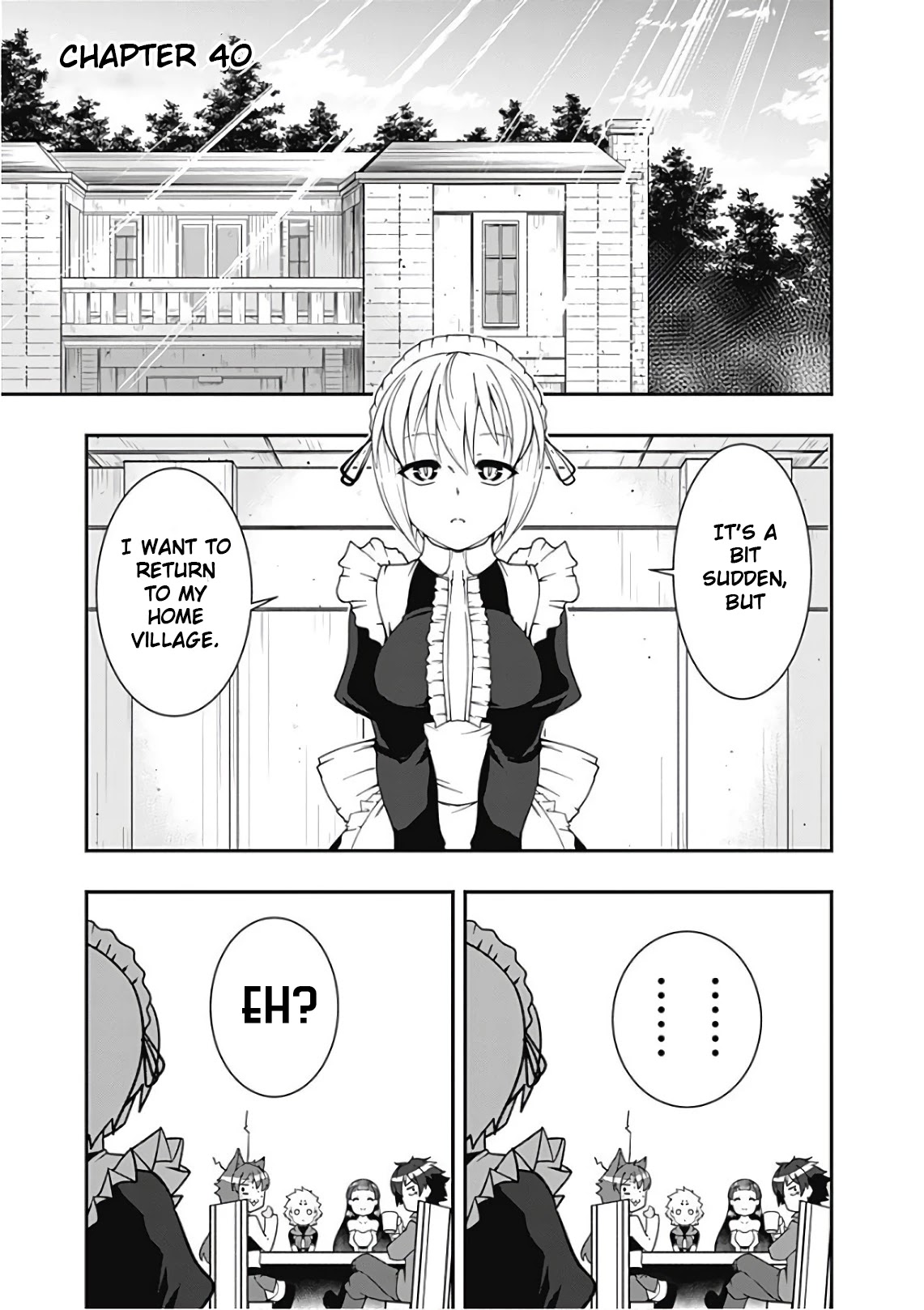 Jichou shinai Motoyuusha no Tsuyokute Tanoshii New Game Chapter 40 page 1 - Chapter 40