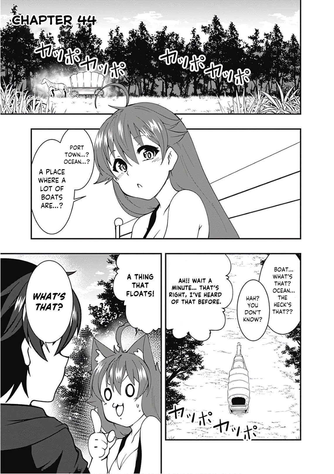 Jichou shinai Motoyuusha no Tsuyokute Tanoshii New Game Chapter 44 page 1 - Chapter 44
