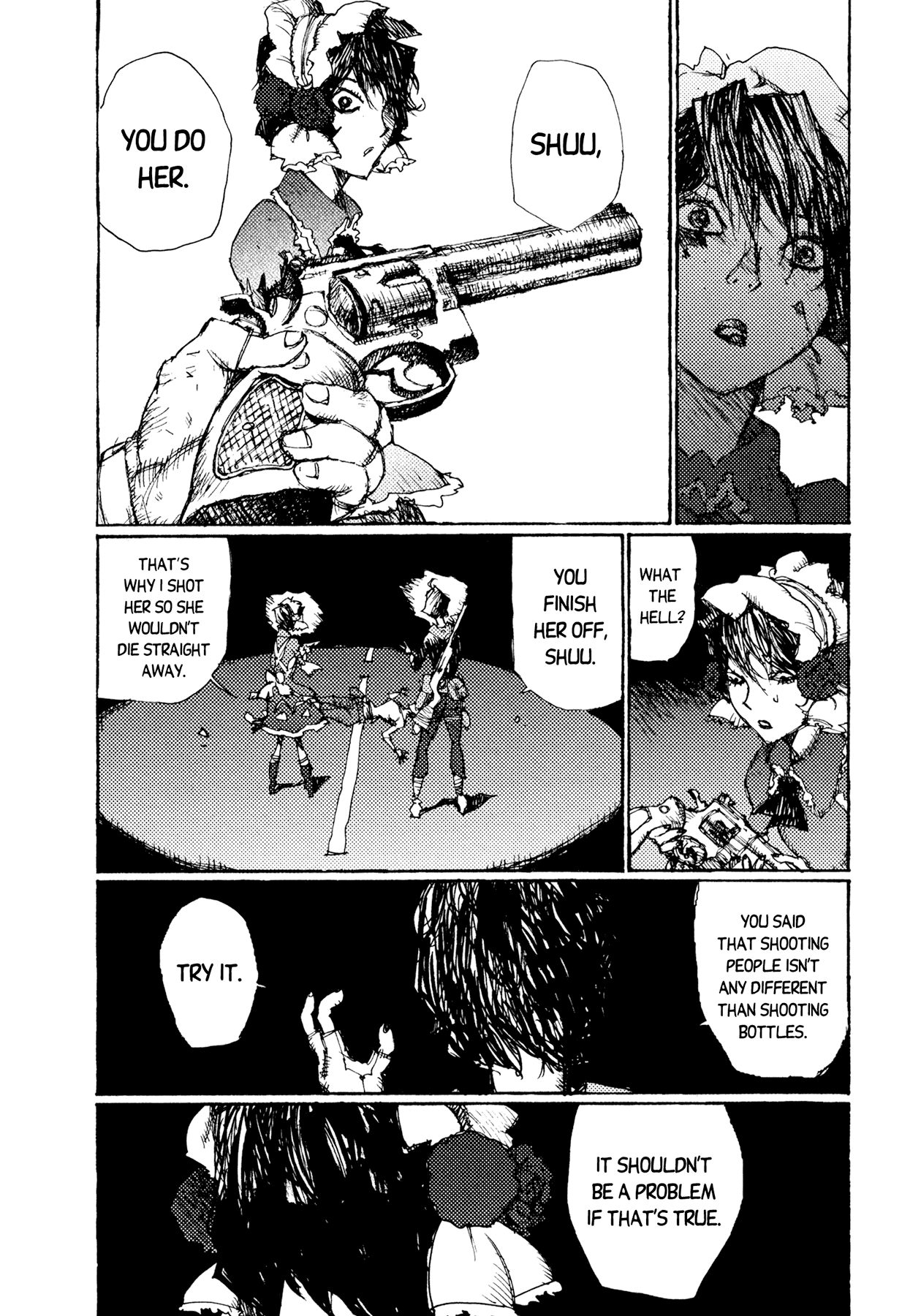 Jigoku no Alice Chapter 24 page 6 - Chapter 24: Atone for Your Sins with Blood. Magnificent World.