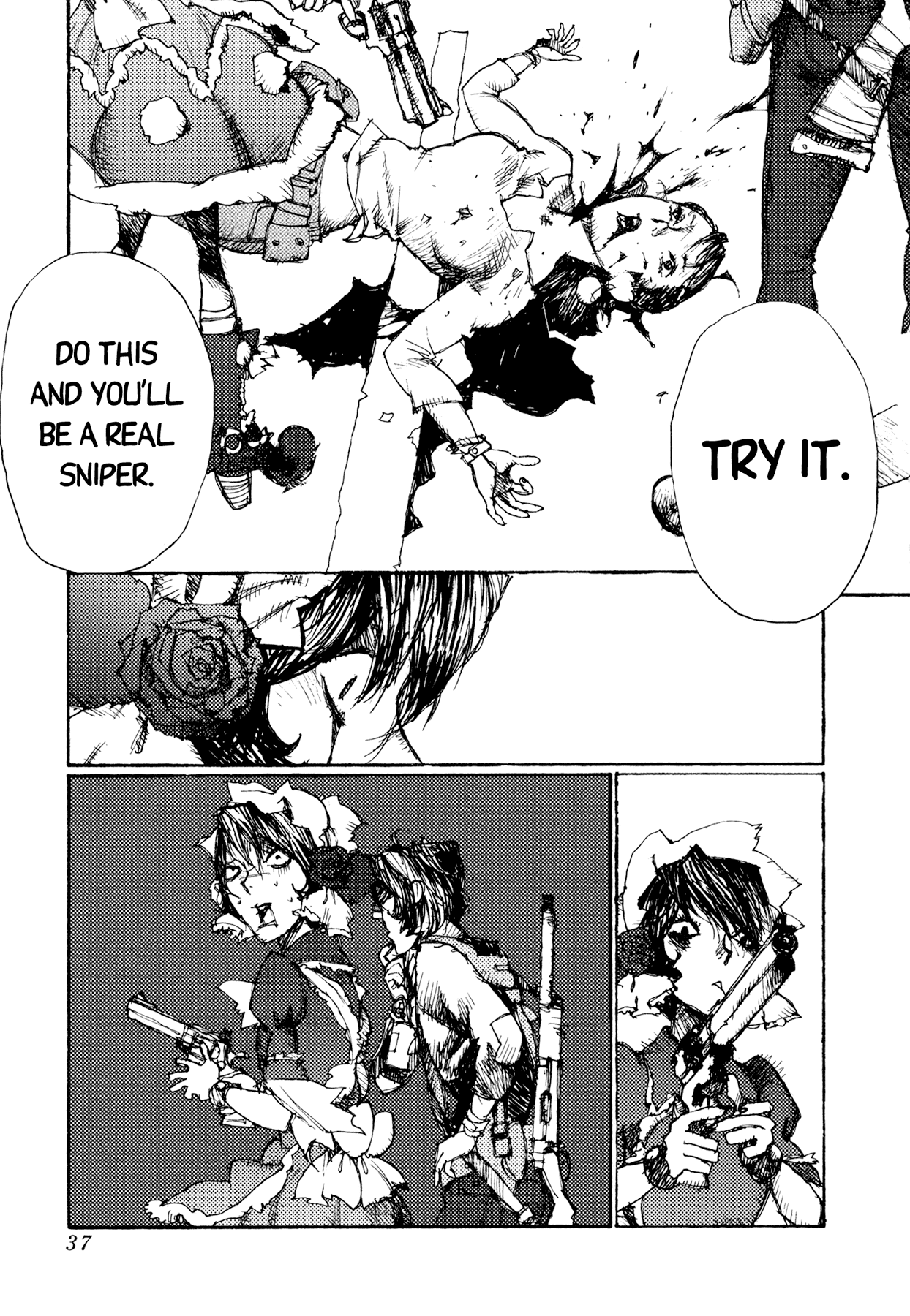 Jigoku no Alice Chapter 24 page 7 - Chapter 24: Atone for Your Sins with Blood. Magnificent World.