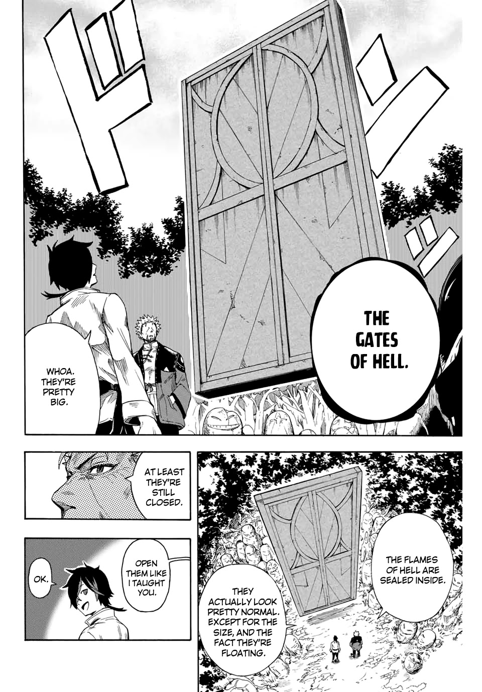 Jigoku no Gouka de Yaka re Tsuzuketa Shounen. Saikyou no Honou Tsukai to Natte Fukkatsu Suru. Chapter 1.1 page 10 - Chapter 1.1