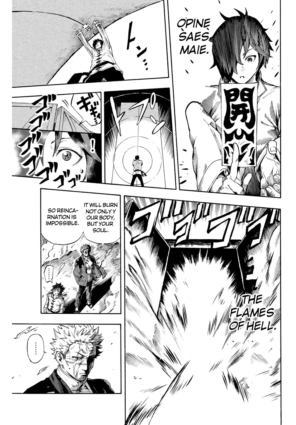 Jigoku no Gouka de Yaka re Tsuzuketa Shounen. Saikyou no Honou Tsukai to Natte Fukkatsu Suru. Chapter 1.1 page 11 - Chapter 1.1