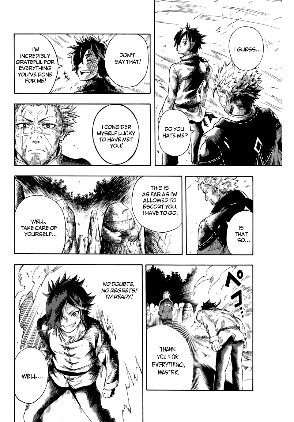 Jigoku no Gouka de Yaka re Tsuzuketa Shounen. Saikyou no Honou Tsukai to Natte Fukkatsu Suru. Chapter 1.1 page 12 - Chapter 1.1